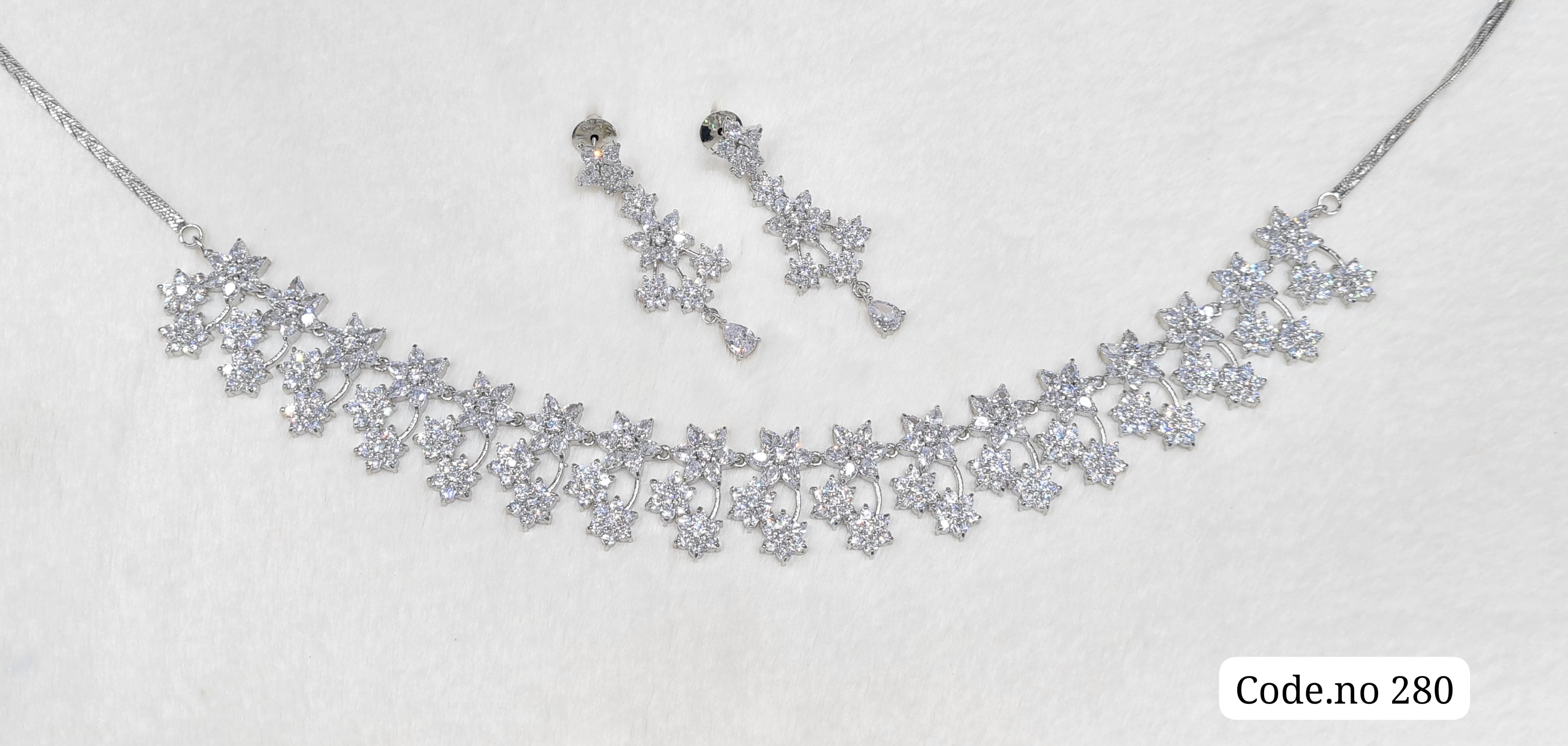 Cz Necklace 03842 - 4