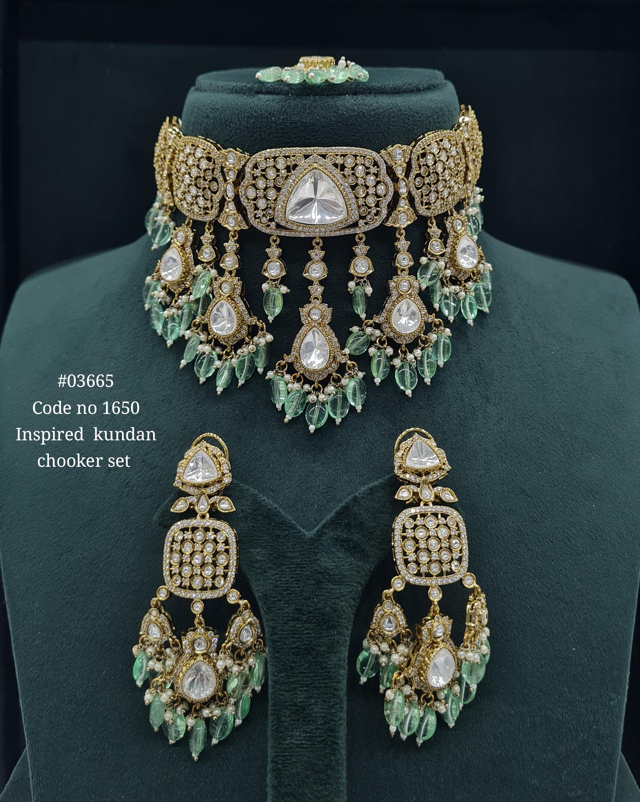 Kundan Choker 03665 - 8