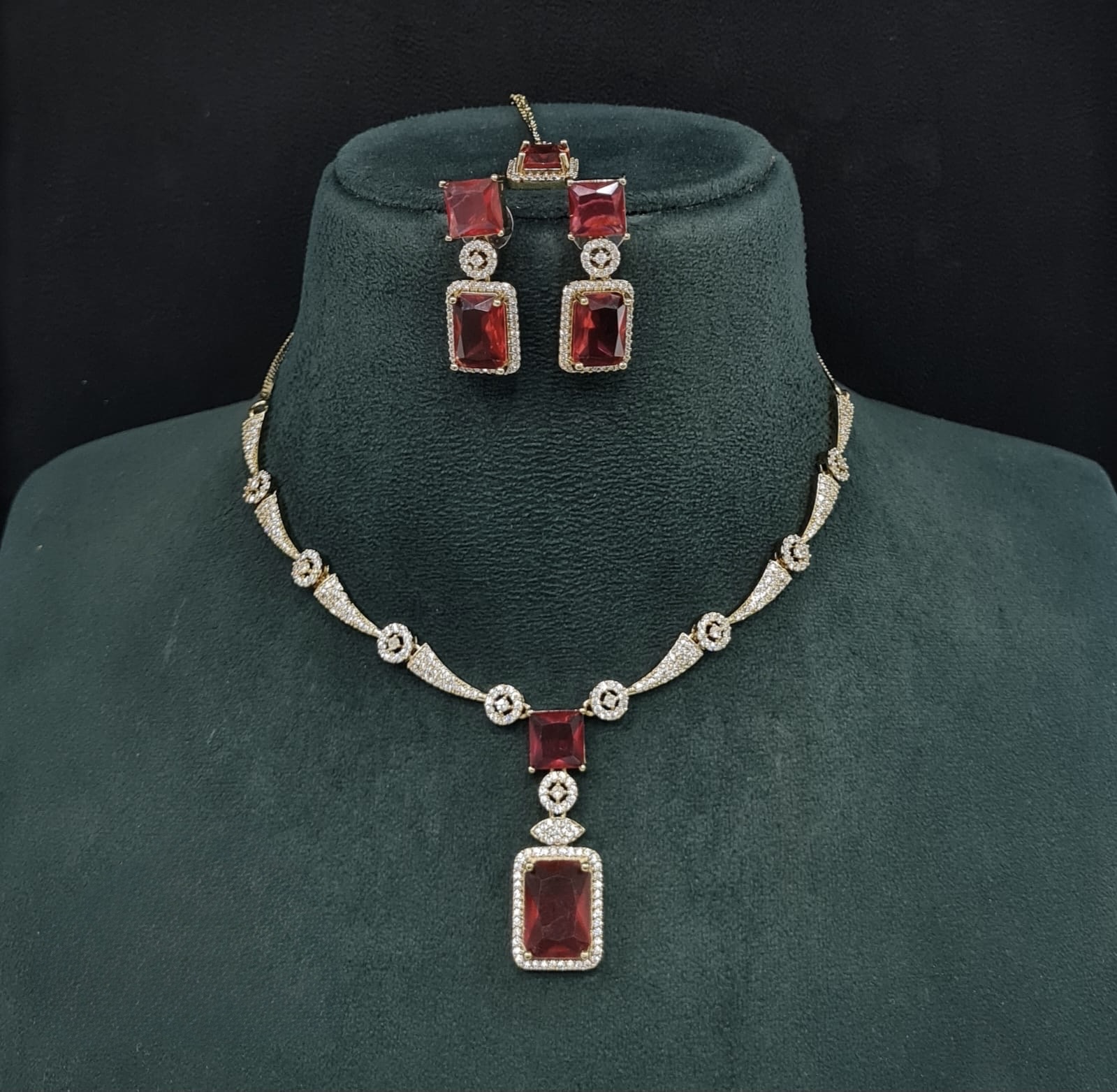Cz Necklace 10260 - 2