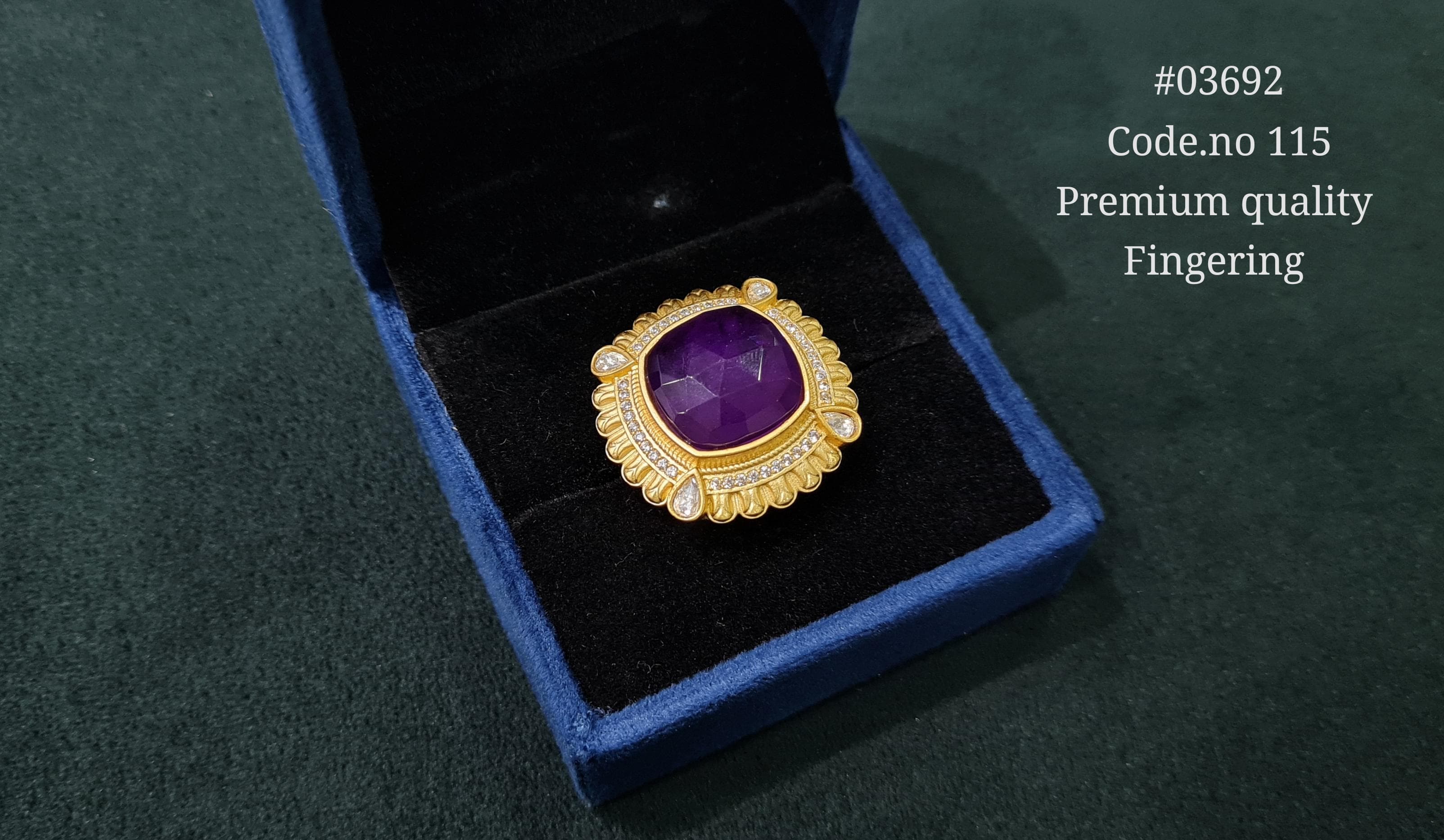 Kundan Fingerring 03692 - 4