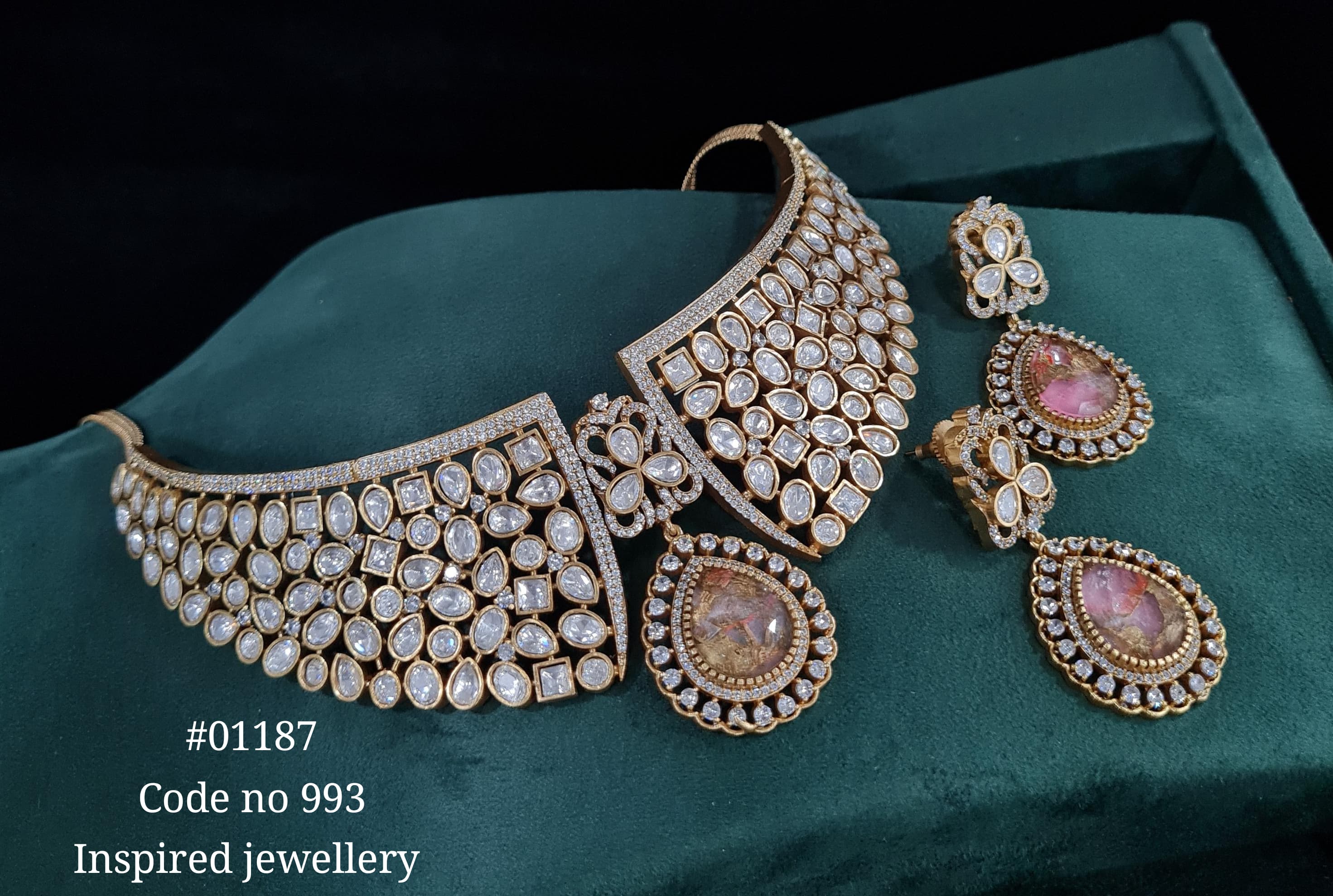 Kundan Necklace 01187 - 3