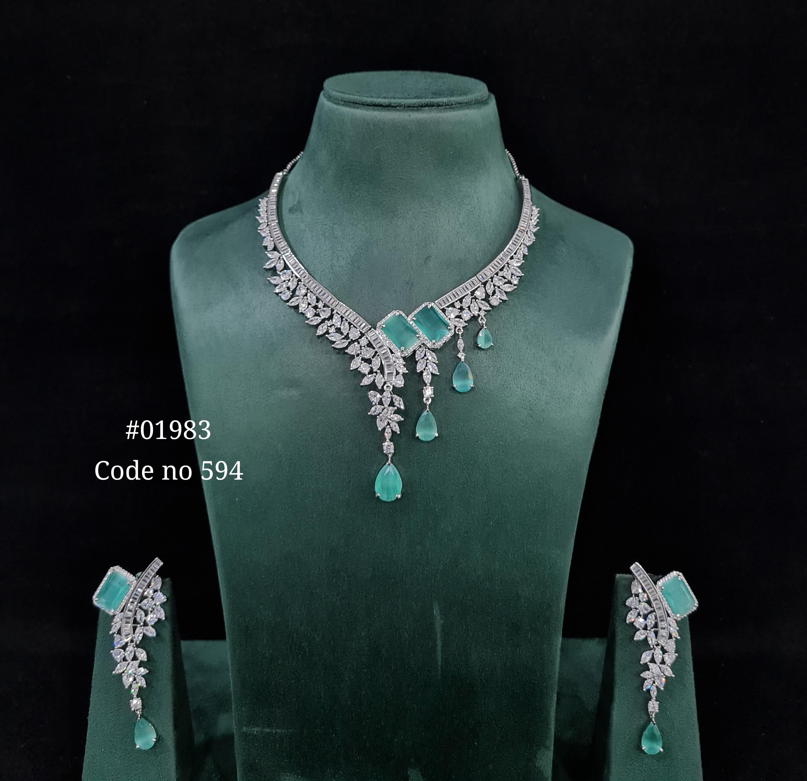 Cz necklace 01983