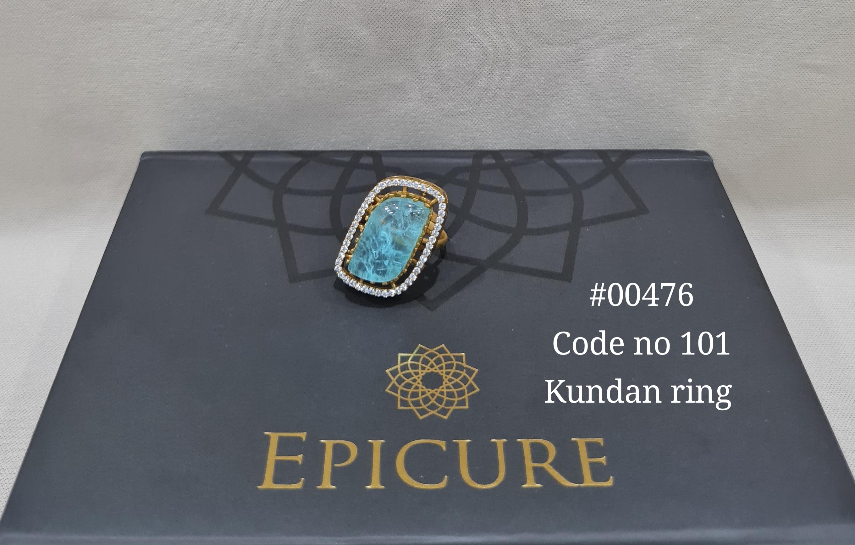 Kundan fingerring 00476 - 3
