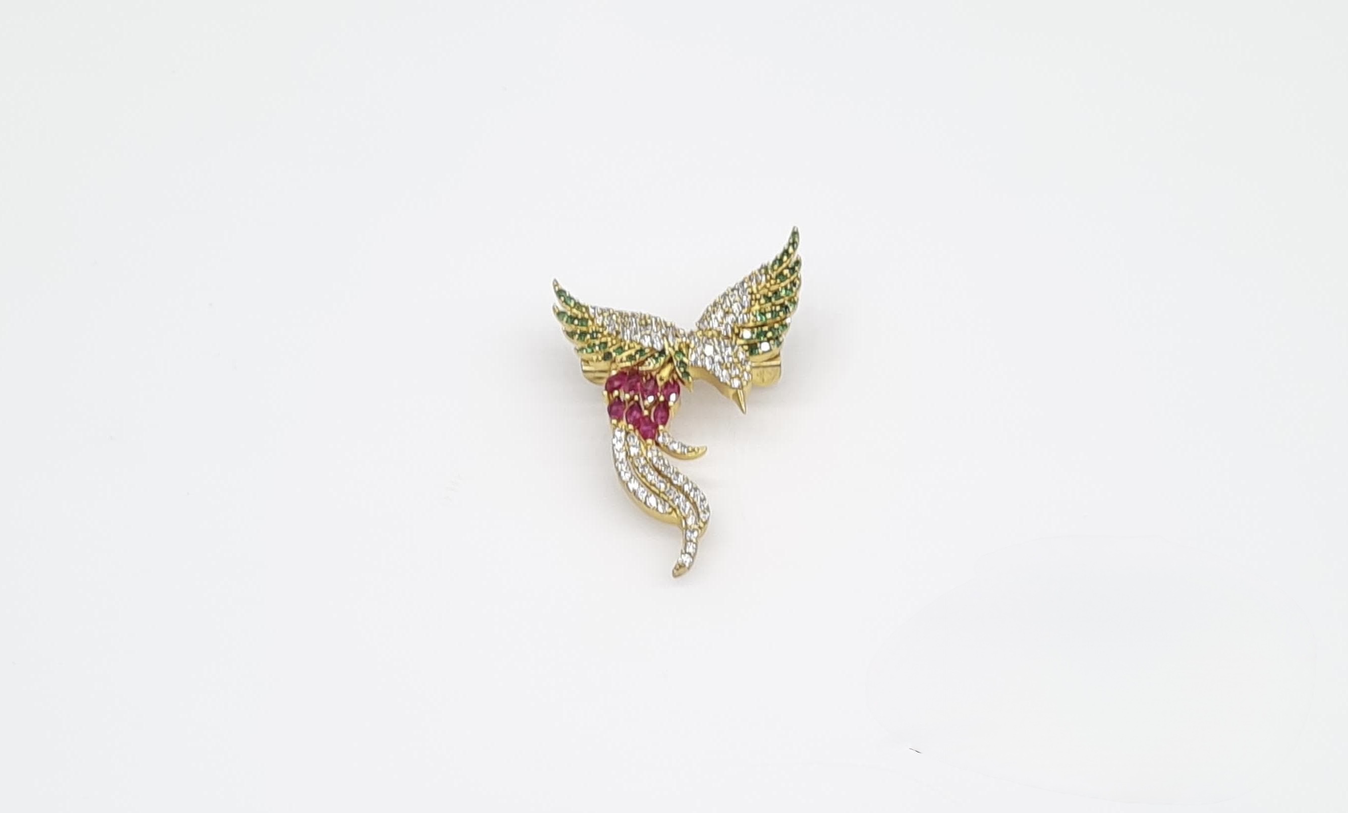 Pakshi brooch 11437 - 6