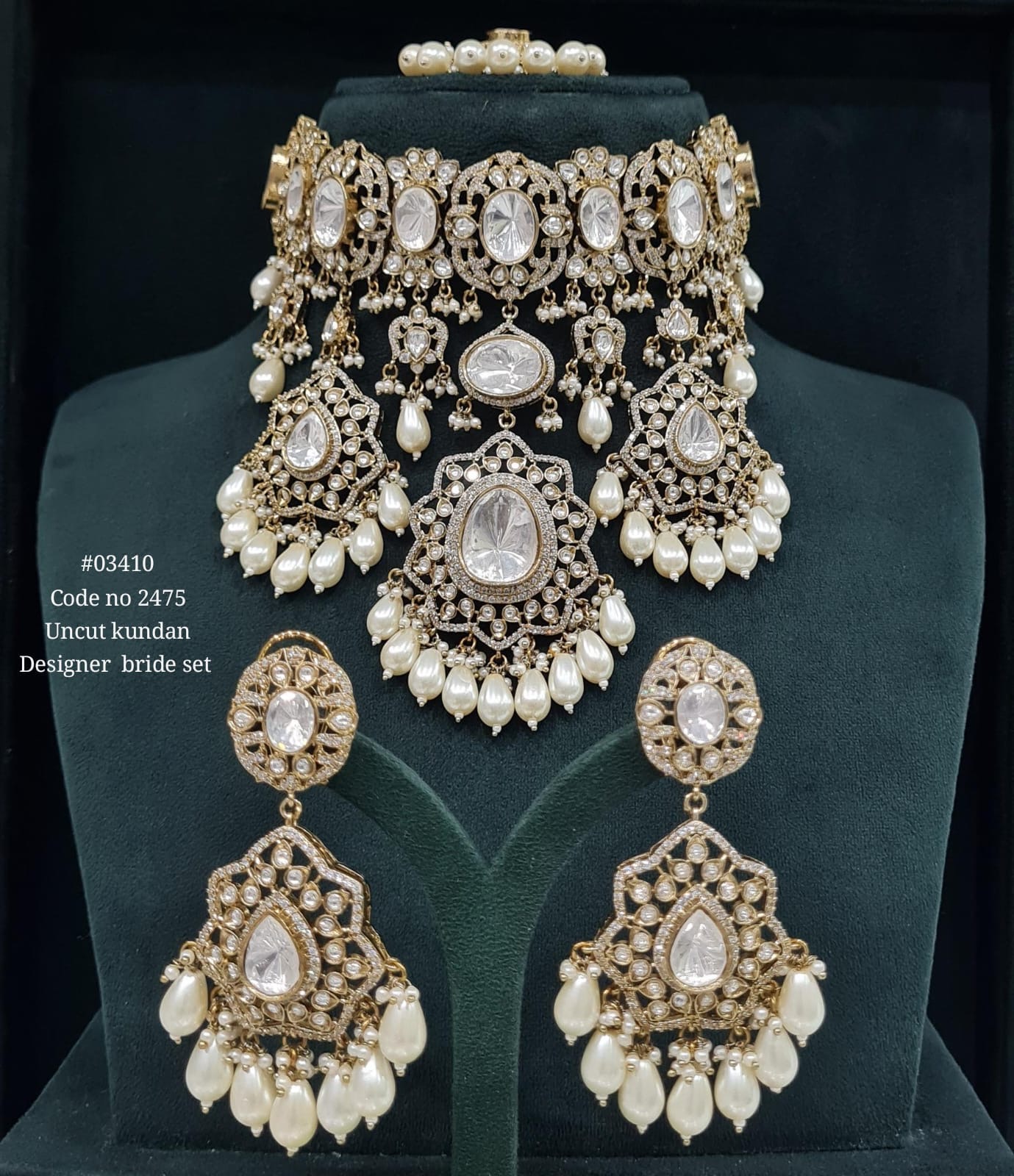 Kundan Bride Set 03410 - 3