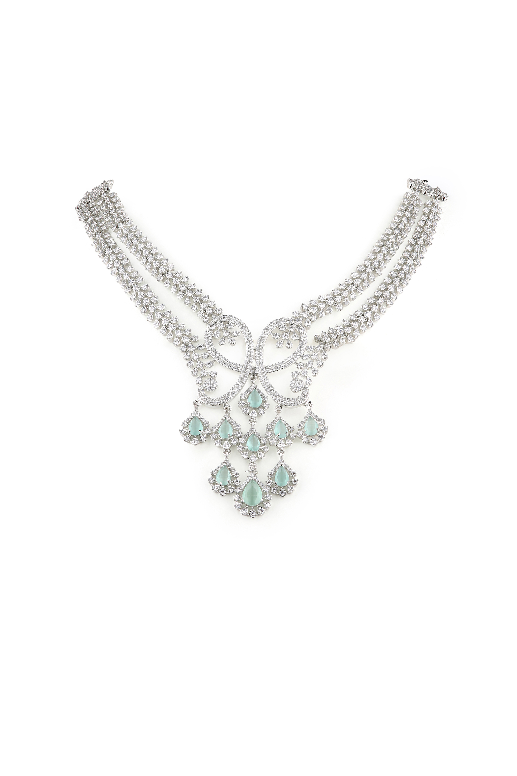 Cz Necklace 07509 - 10