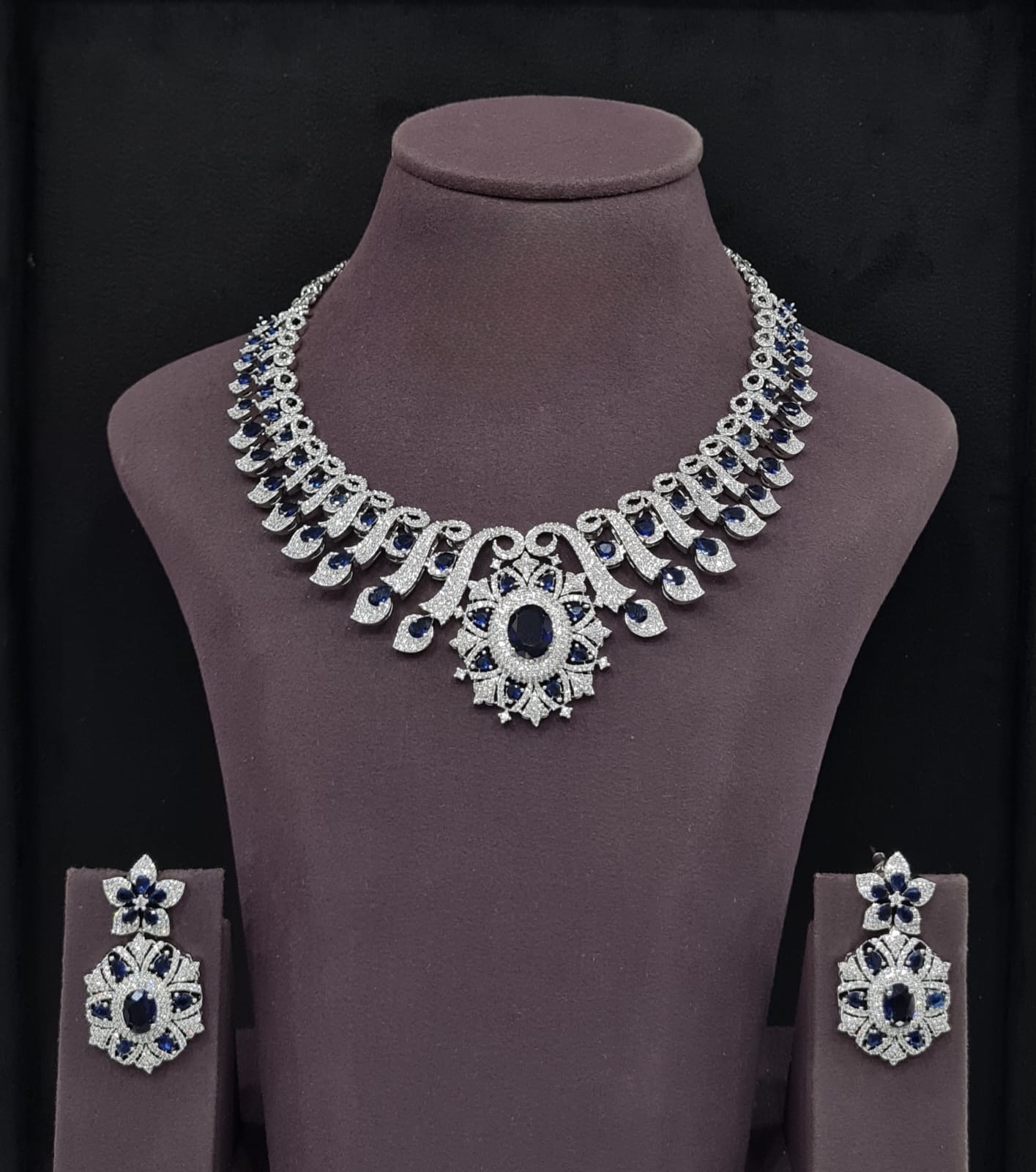Cz Necklace 10576 - 8