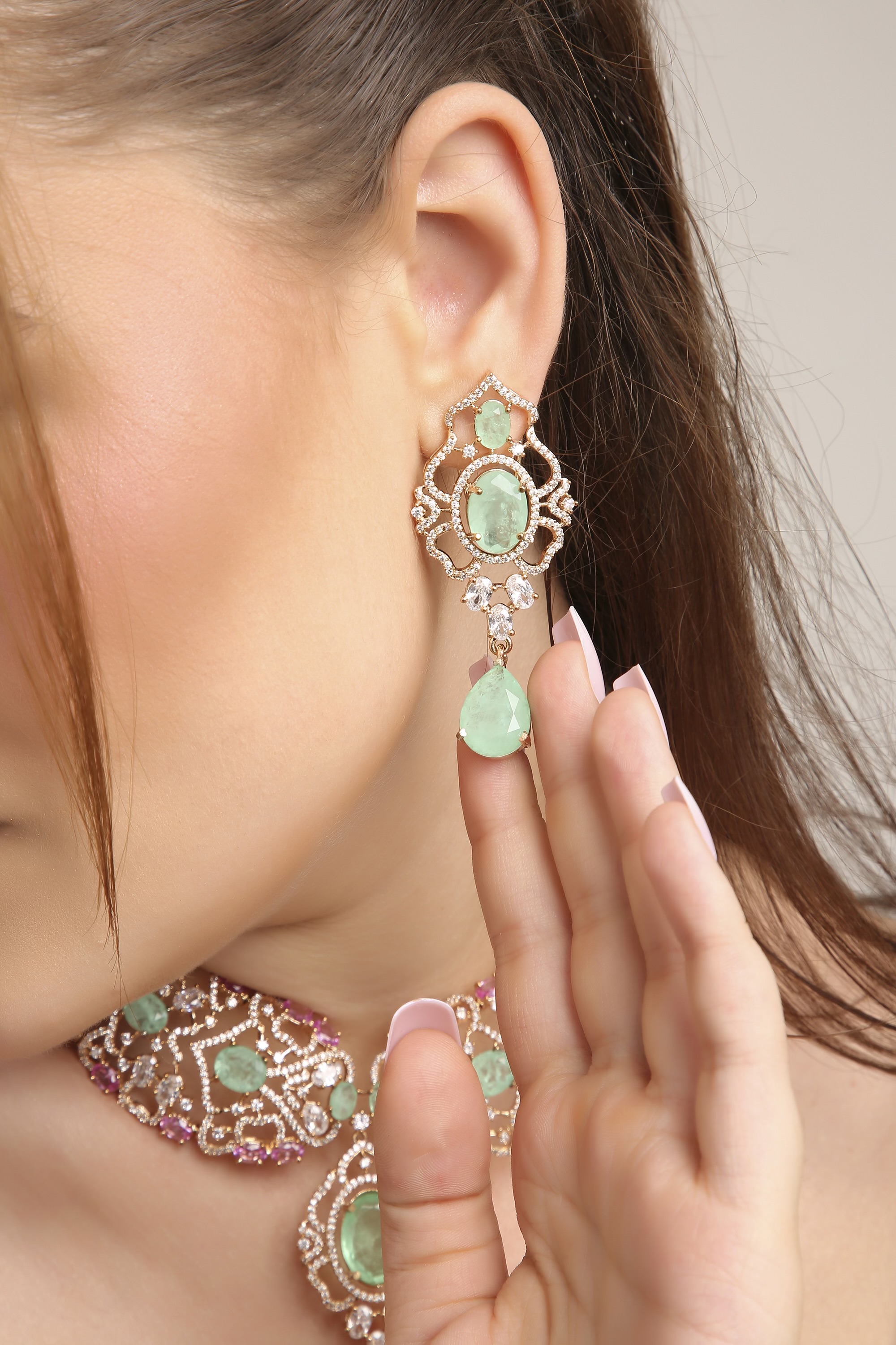 Cz Necklace 10361 - 2