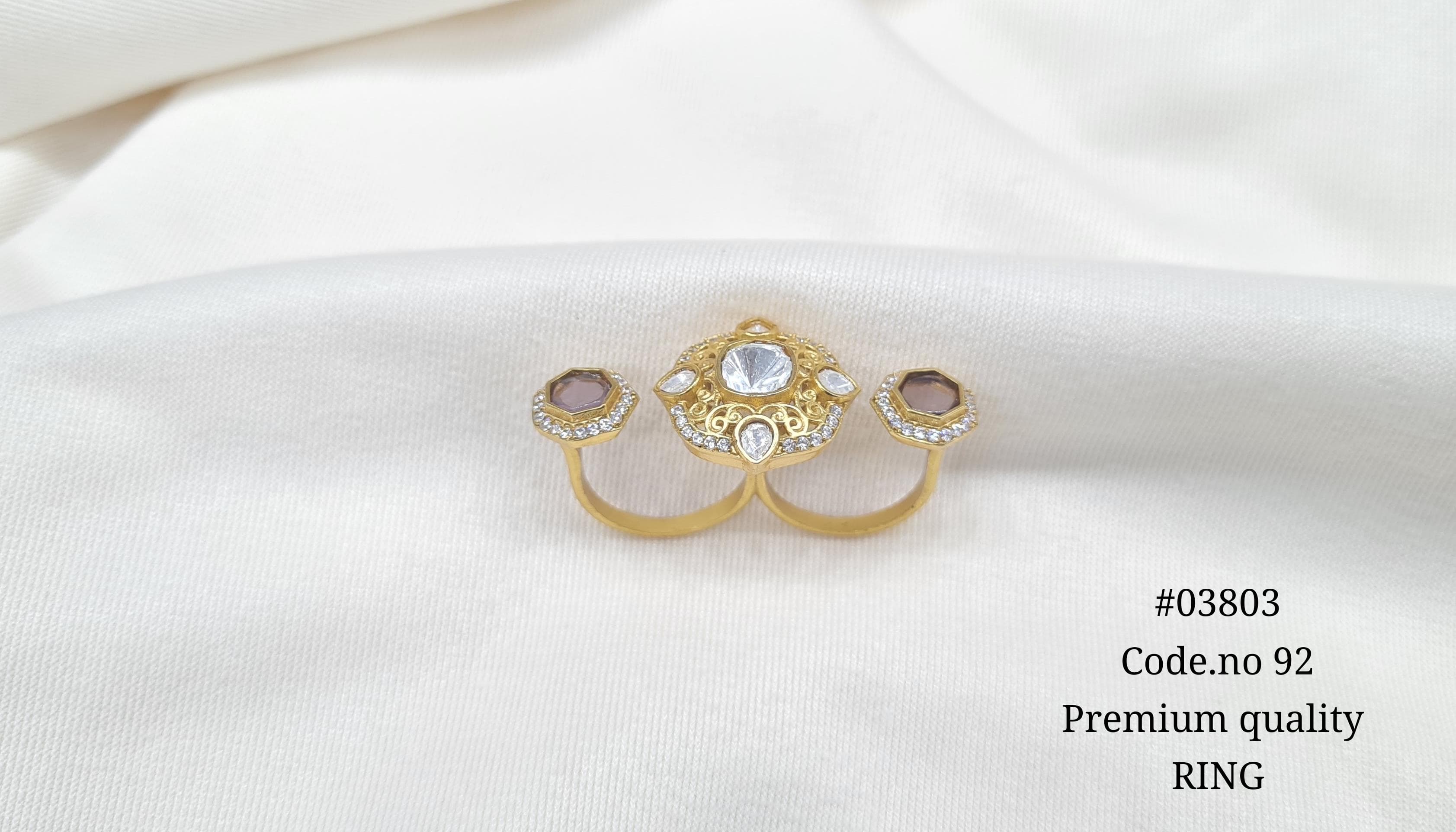 Kundan Fingerring 03803 - 4