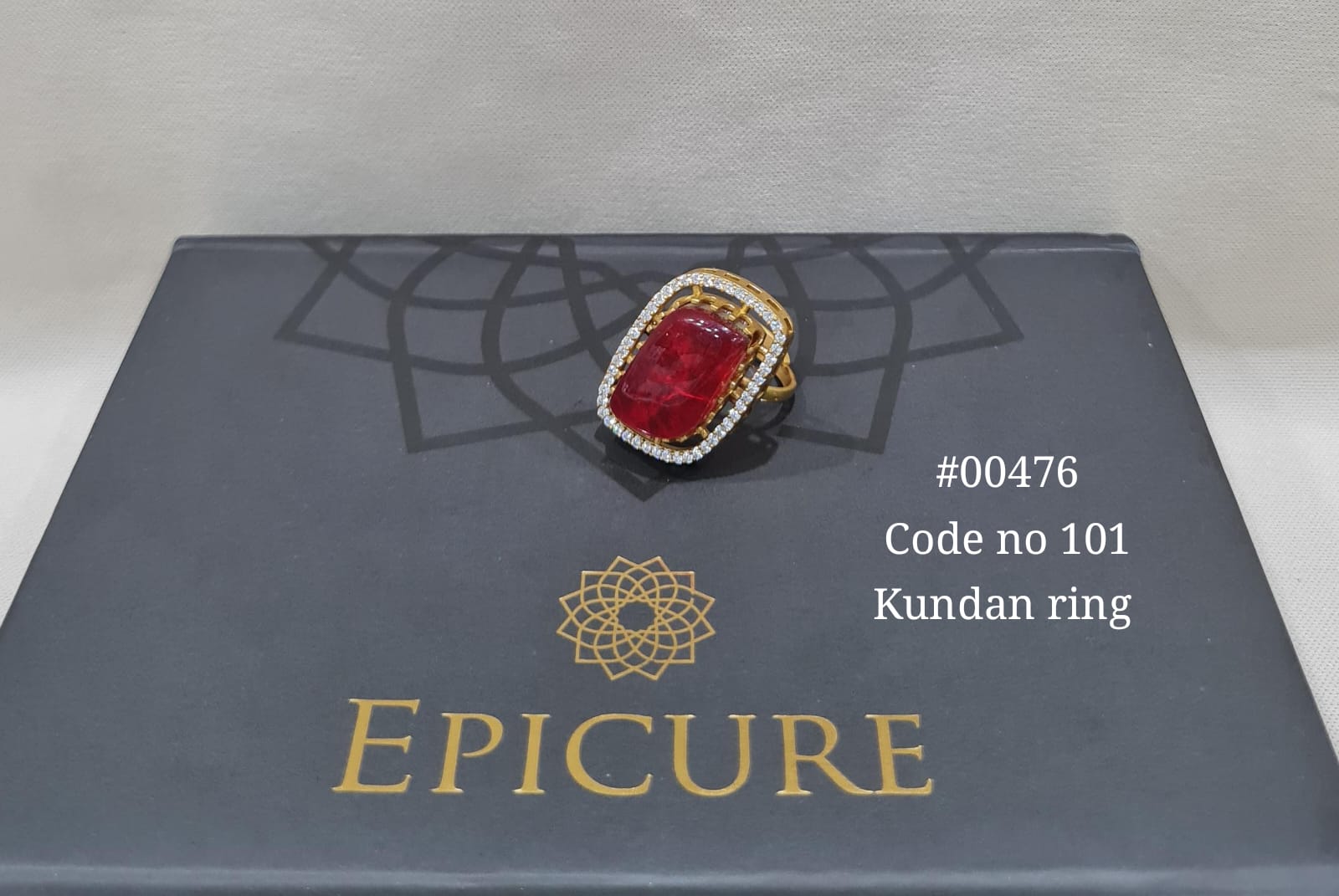 Kundan fingerring 00476