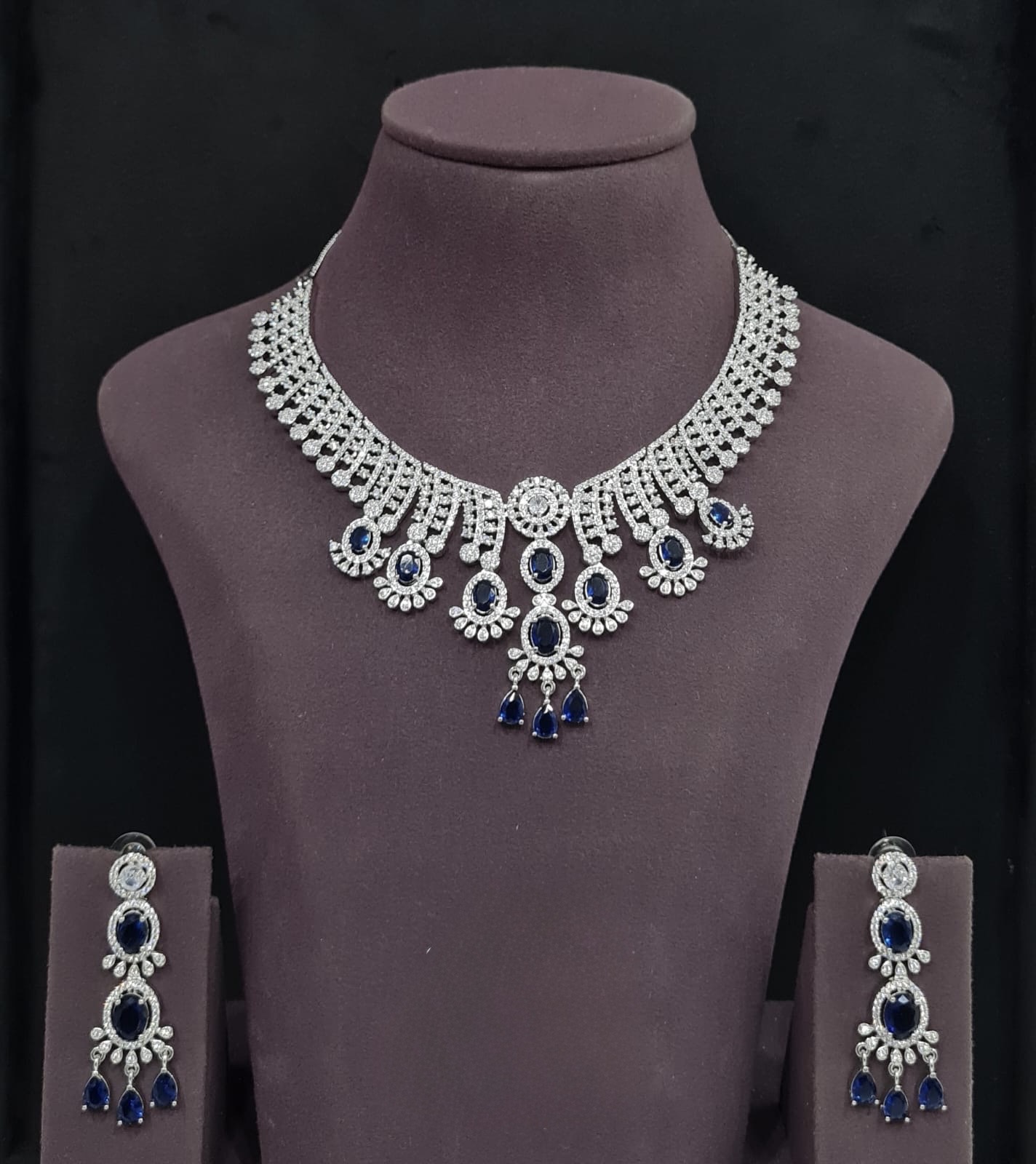 Cz Necklace 11109 - 7