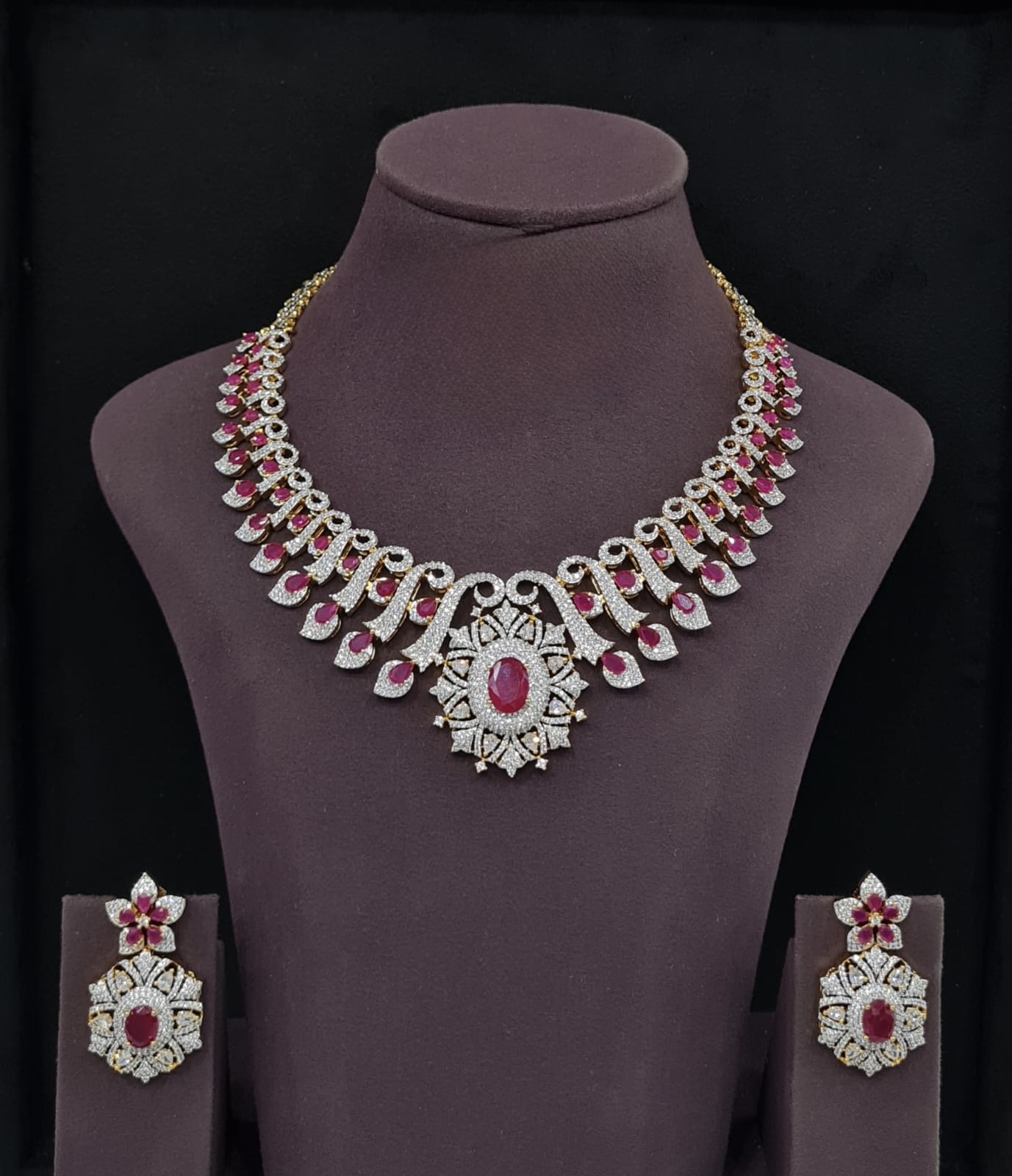 Cz Necklace 10576 - 2