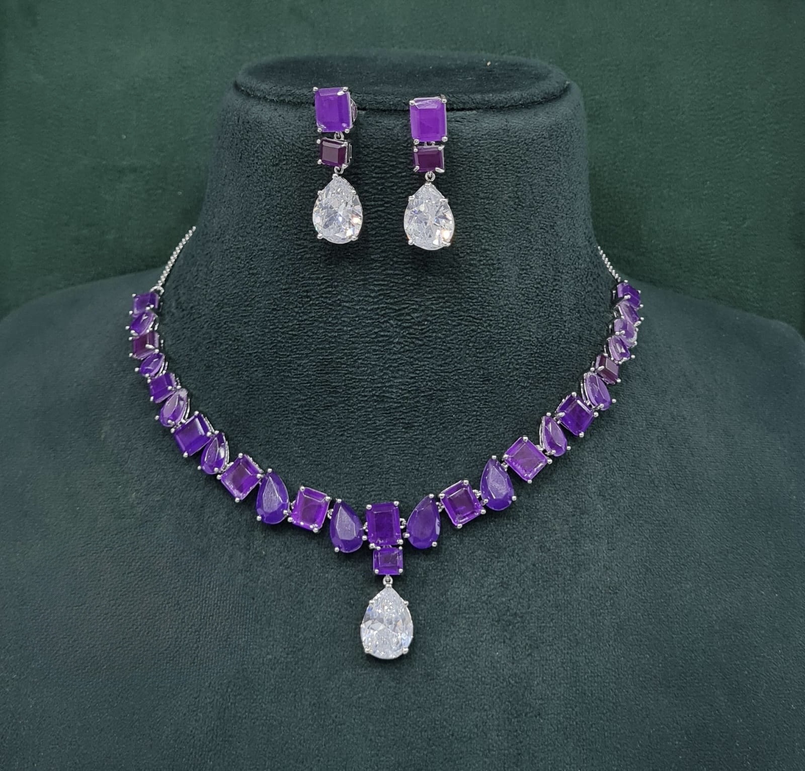 Cz Necklace 10097 - 2