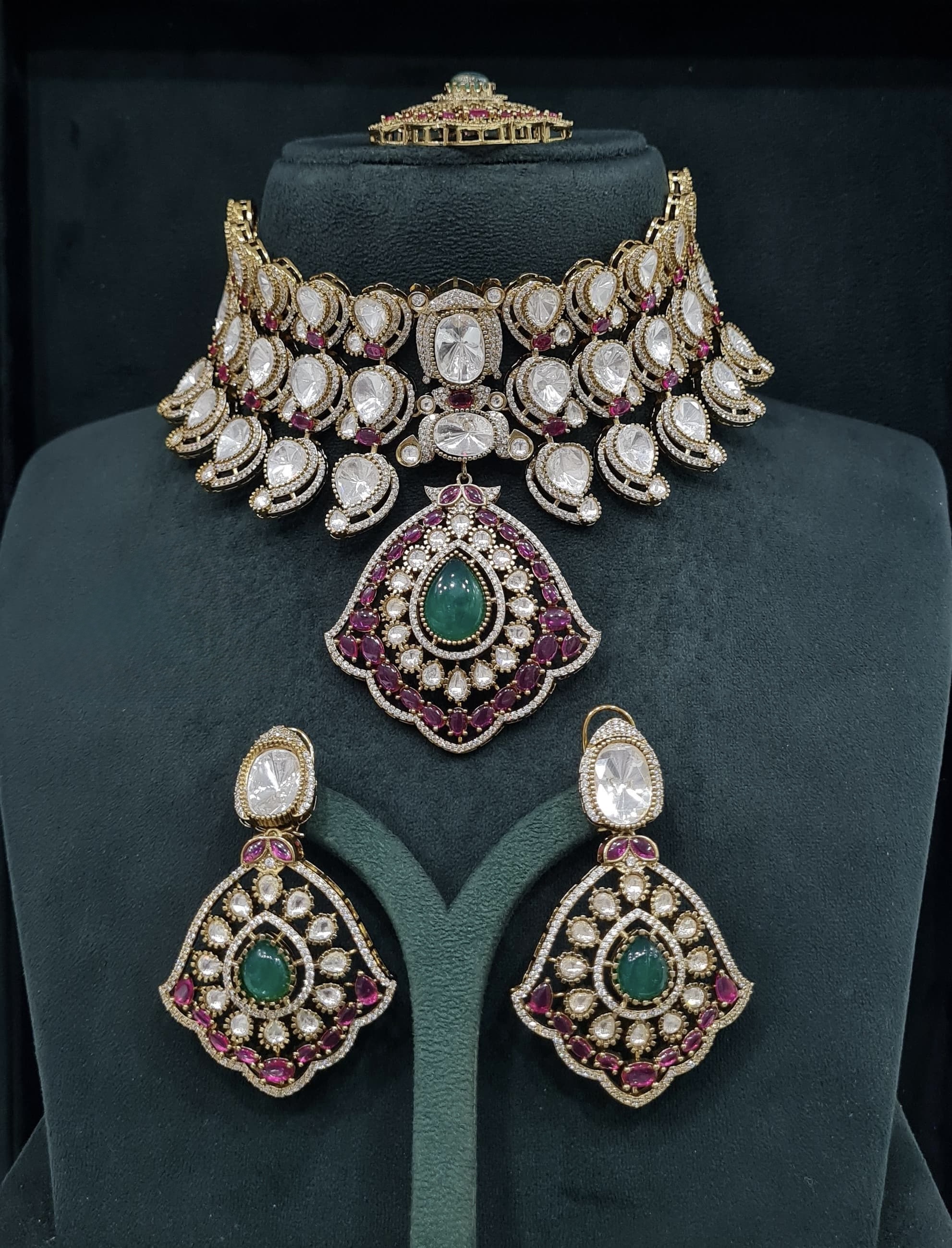 Moissanite Bride Set 06745 - 5