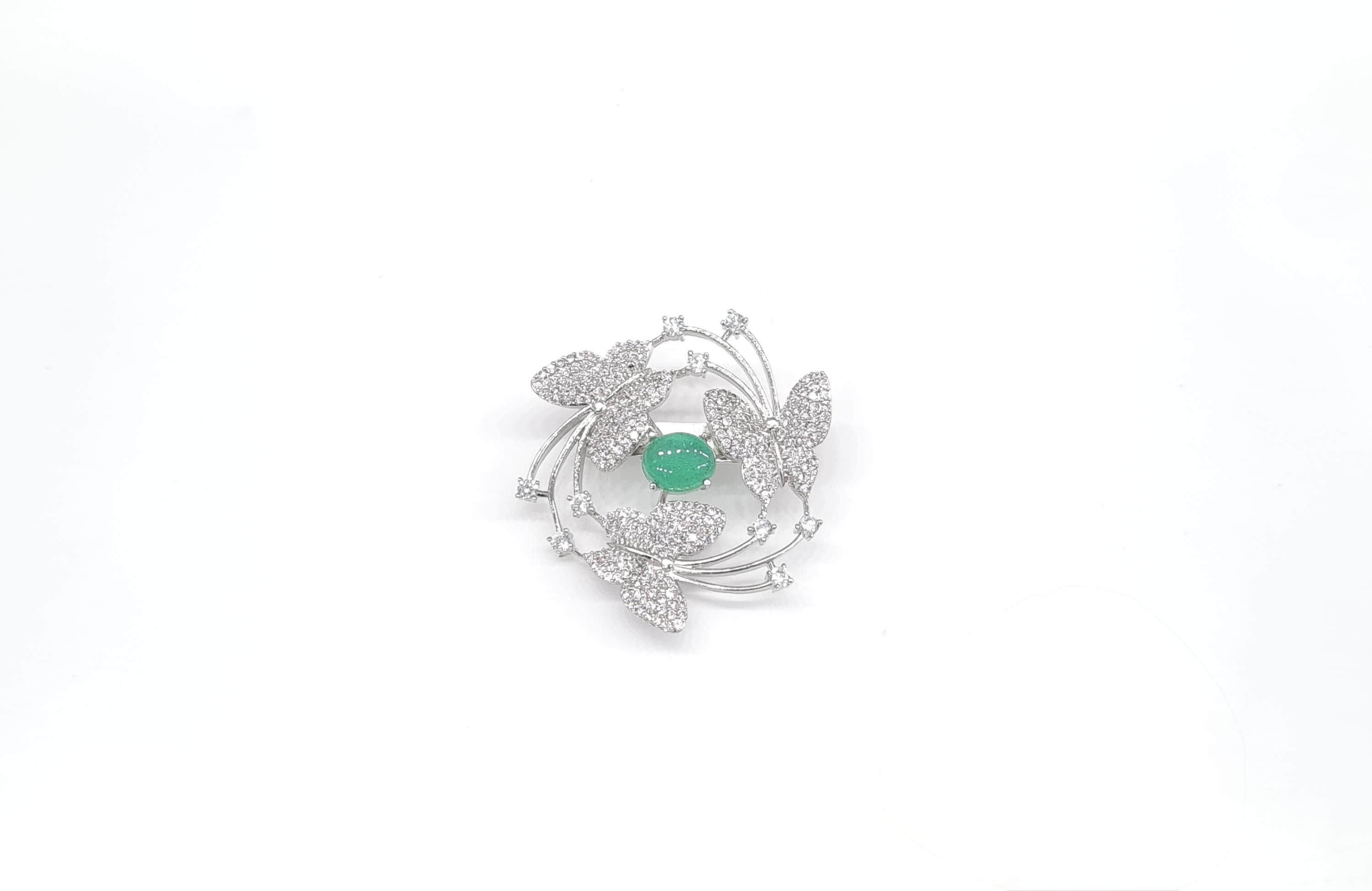 Cz Brooch 10571 - 30