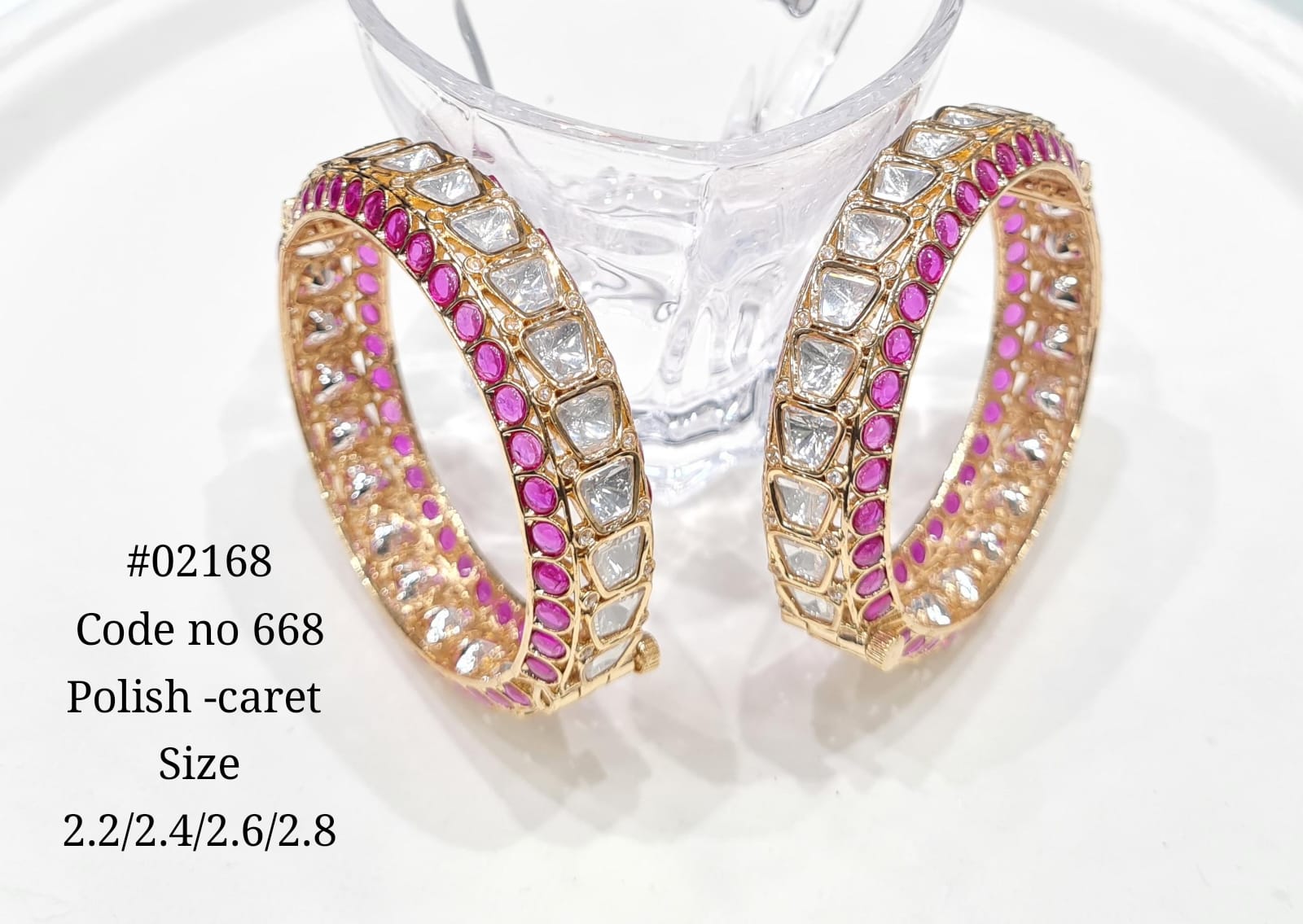 Kundan Bangles 02168 - 2