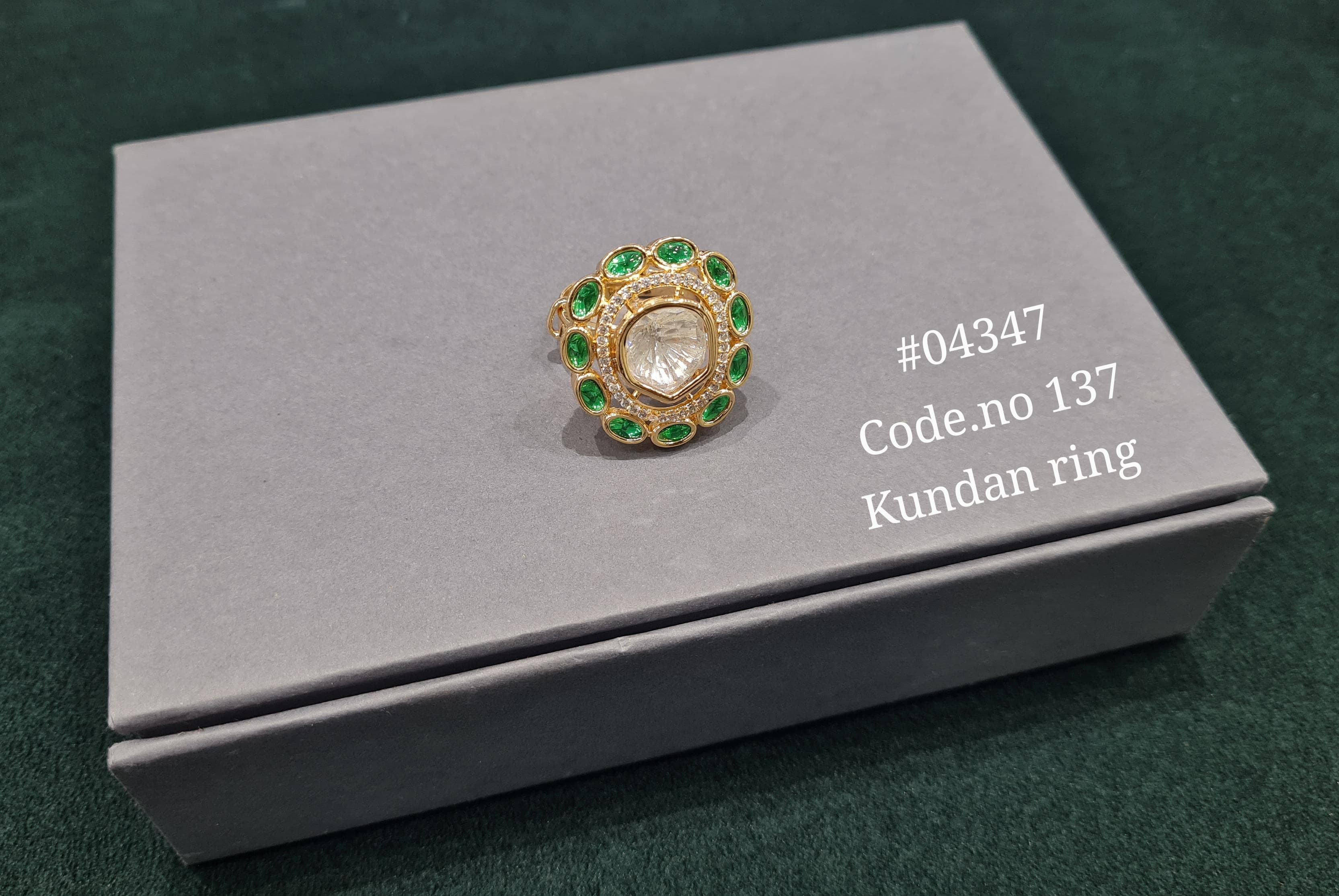 Kundan Fingerring 04347