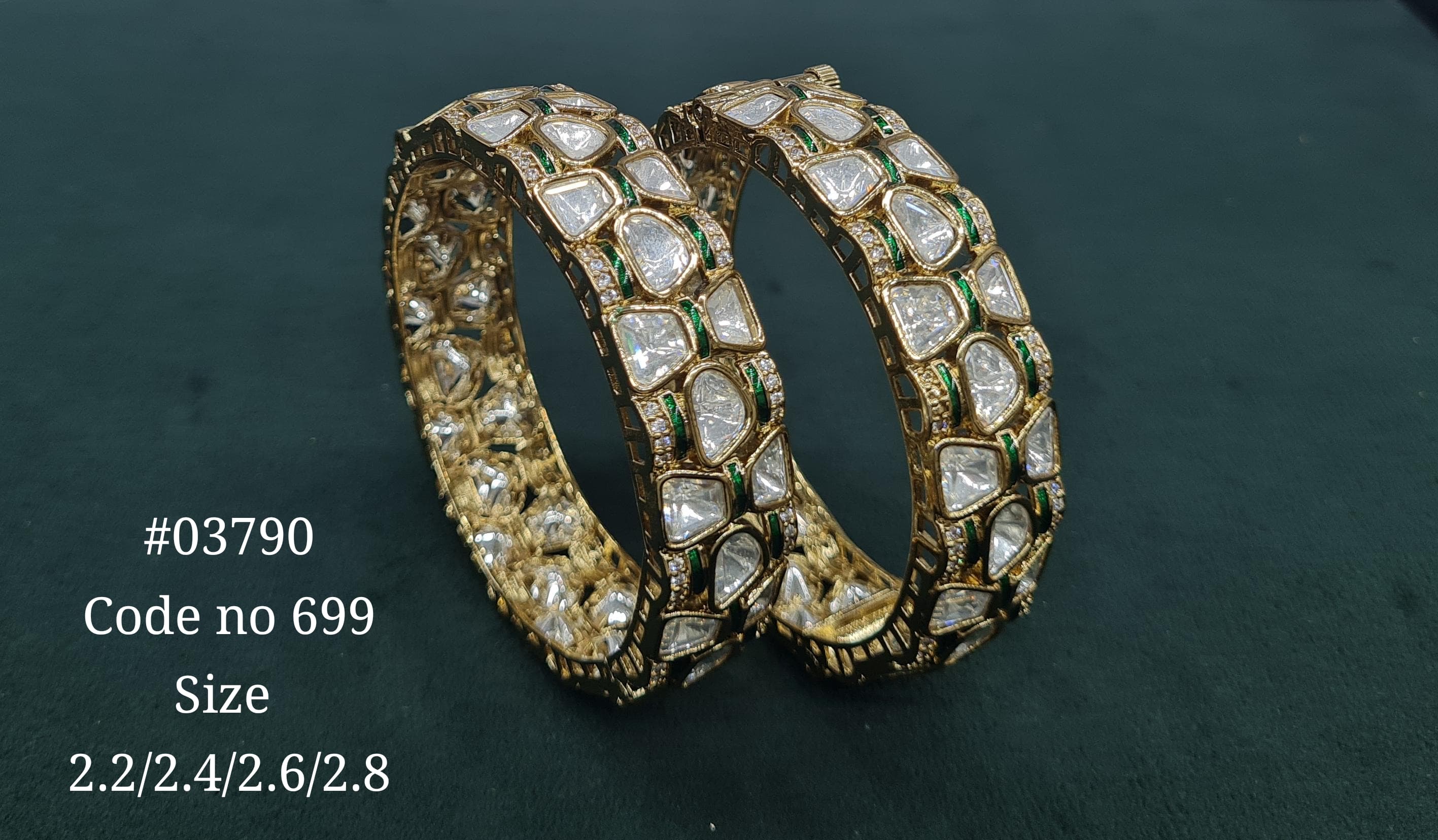 Kundan Bangles 03790