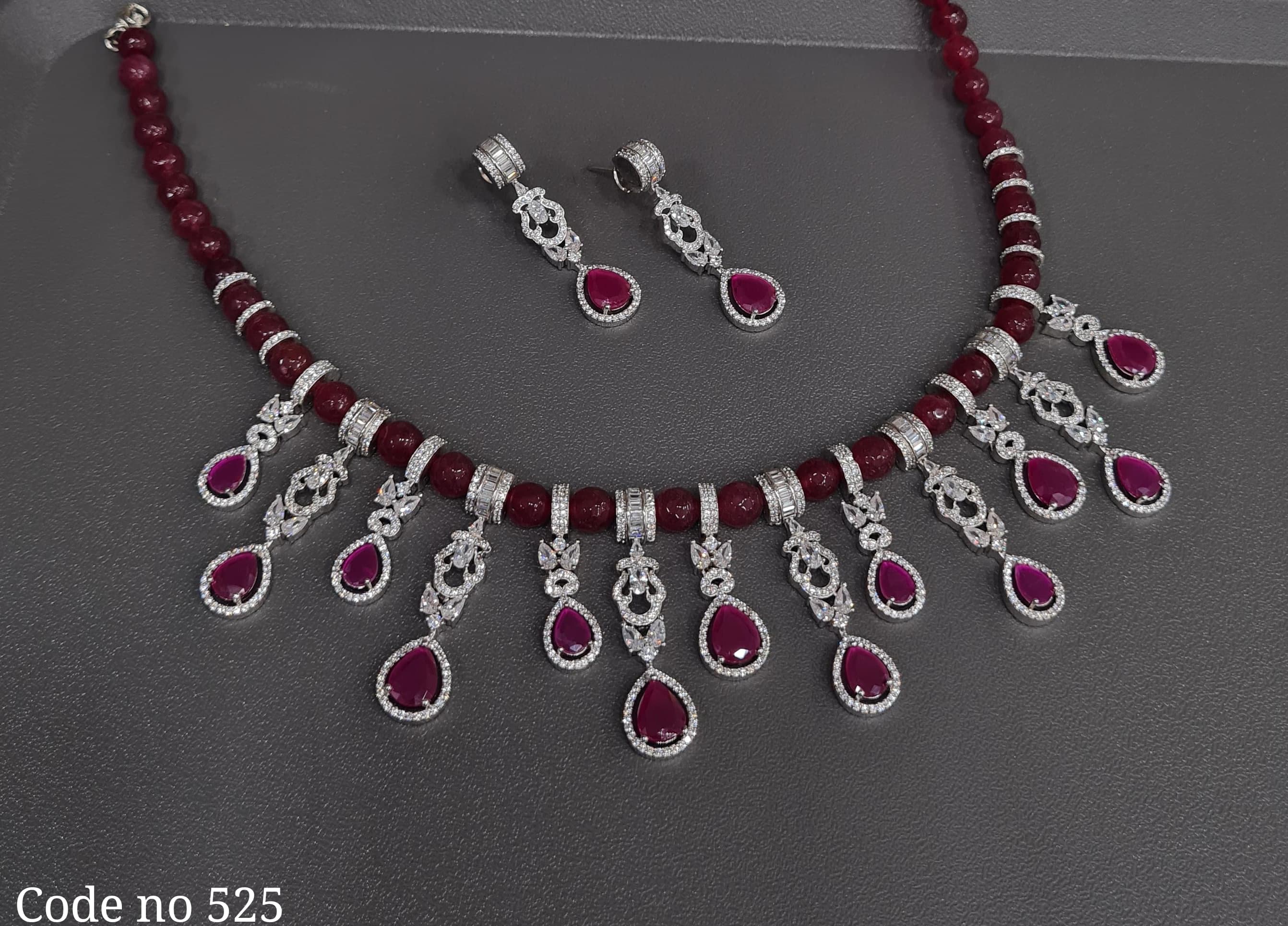 Cz Necklace 03942 - 5