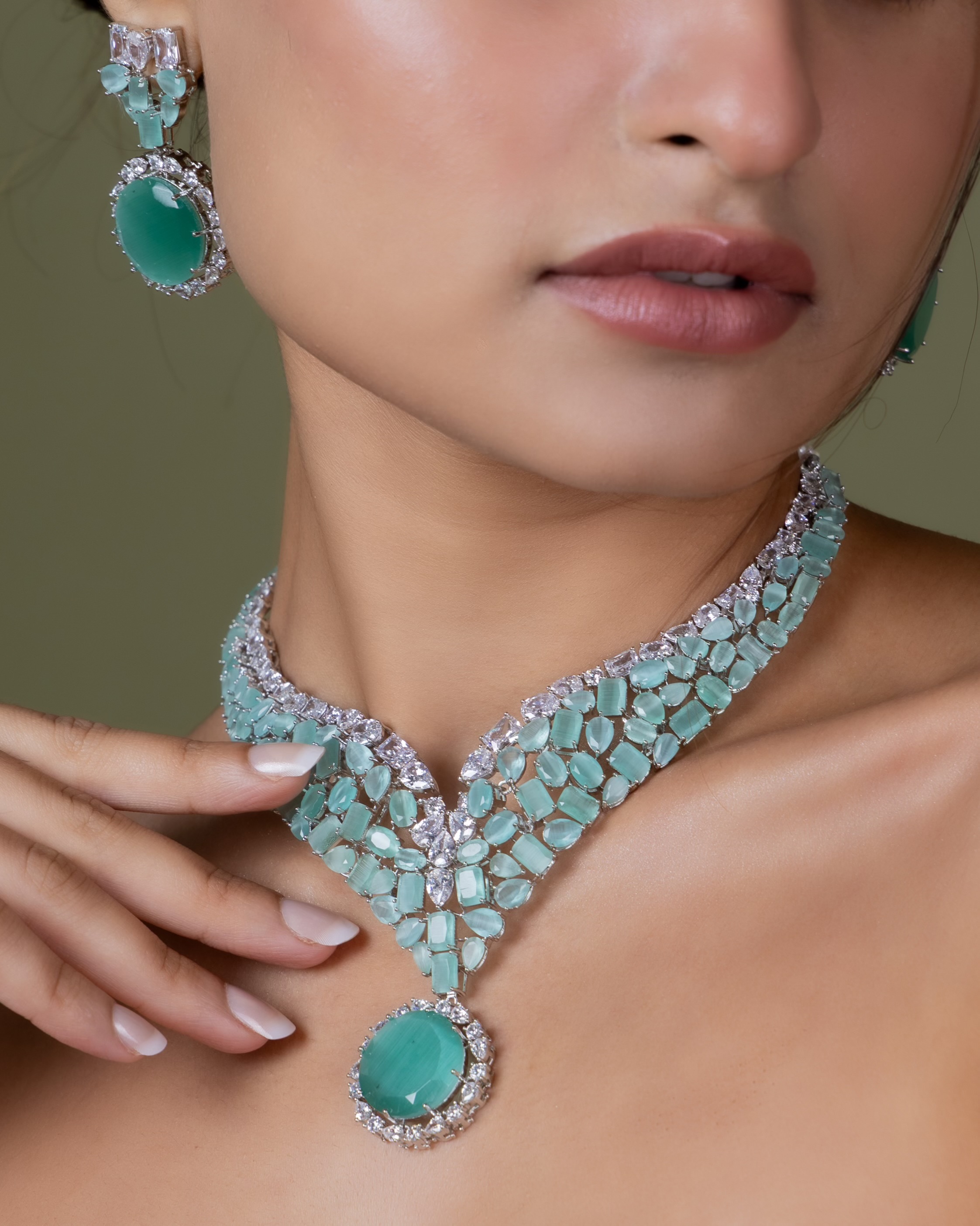 Cz necklace 01896 - 9