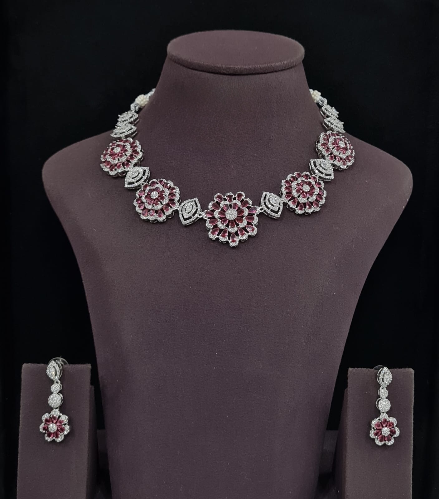 Cz Necklace 11650 - 4