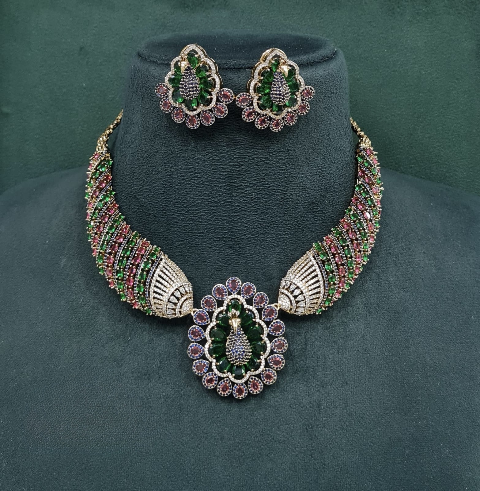 Peacock Necklace 10349 - 3