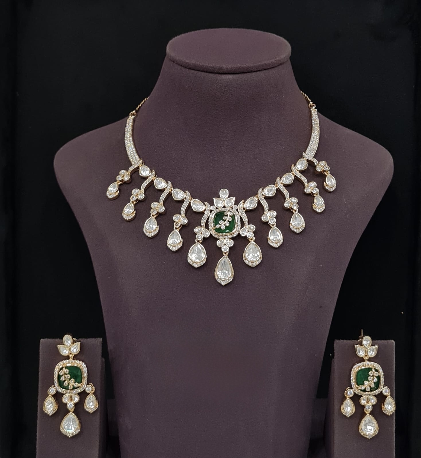 Kundan Necklace 11236 - 5