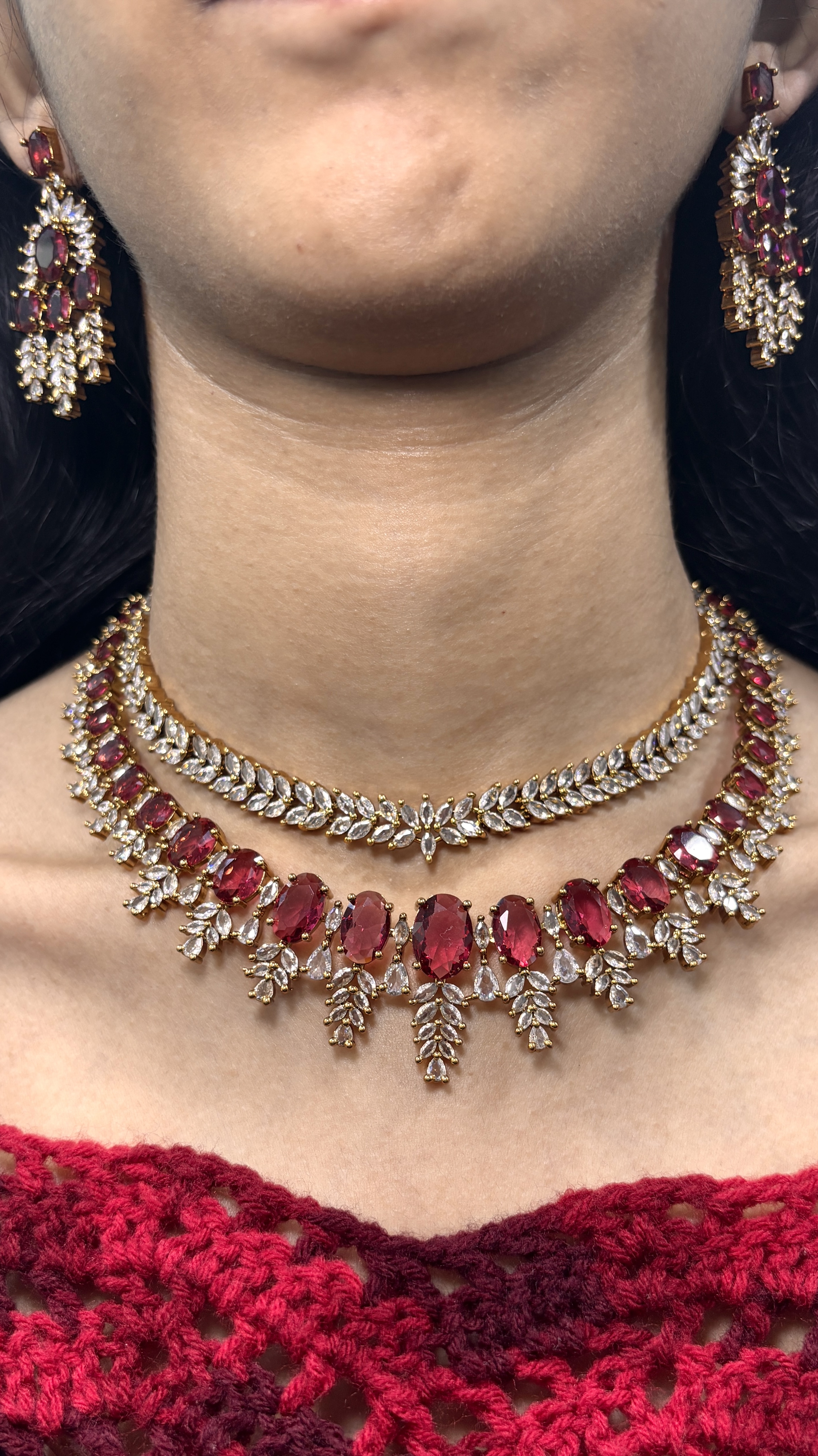 Cz Necklace 04553 - 10