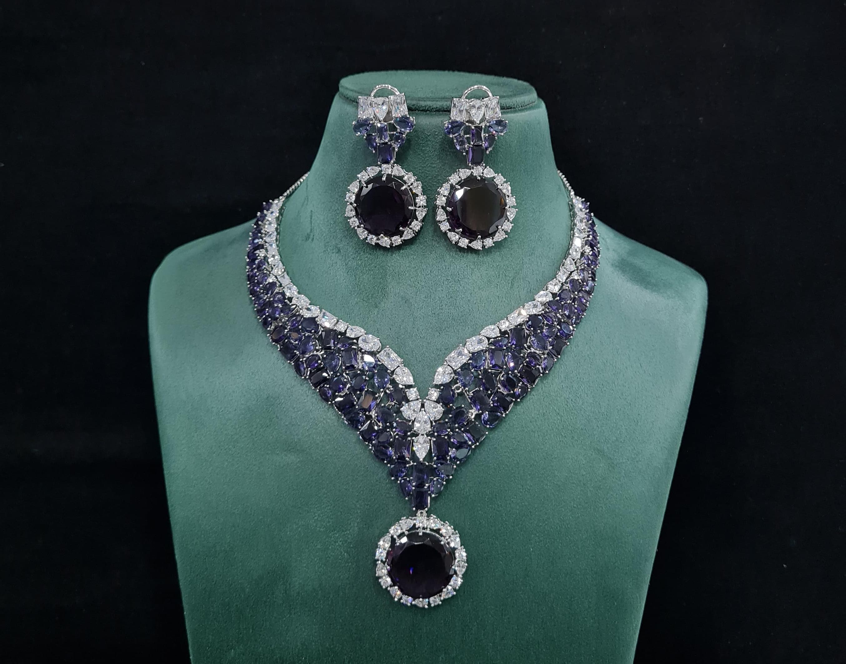 Cz necklace 01896 - 3