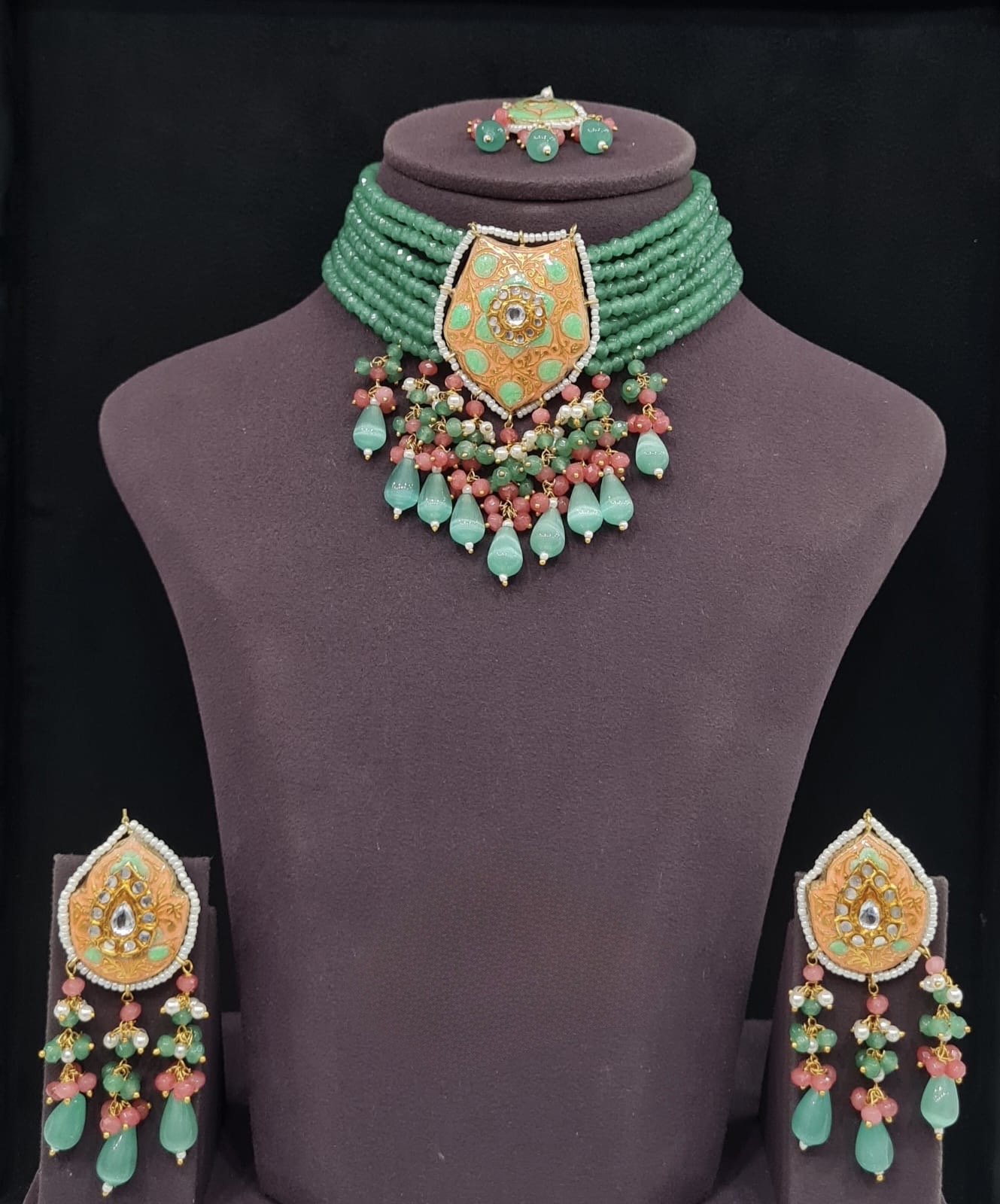 Meenakari Necklace 10749 - 7