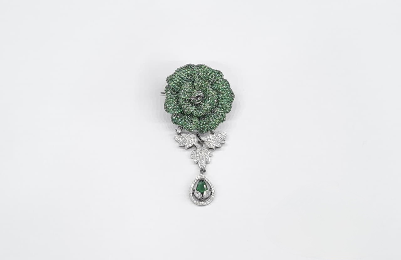 Cz Brooch 11100 - 3
