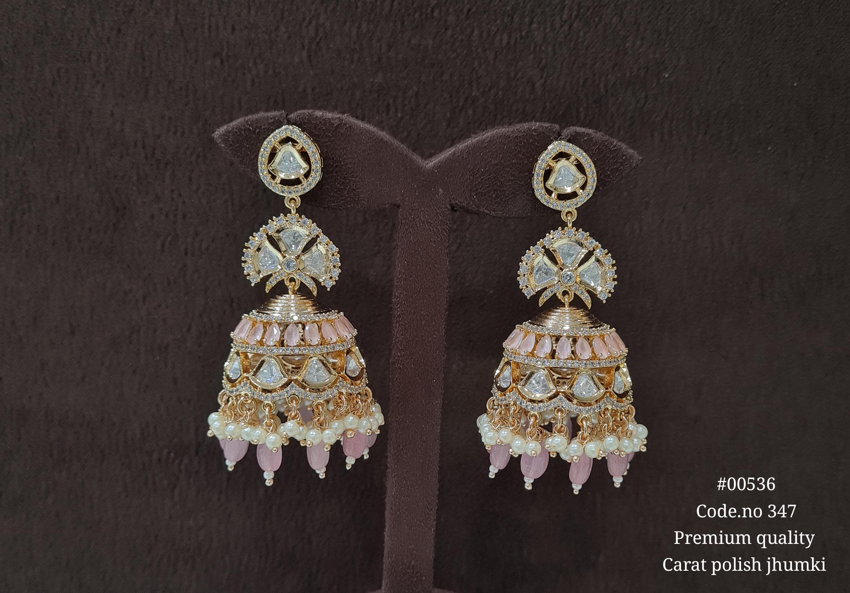 Kundan Jhumka 00536 - 14