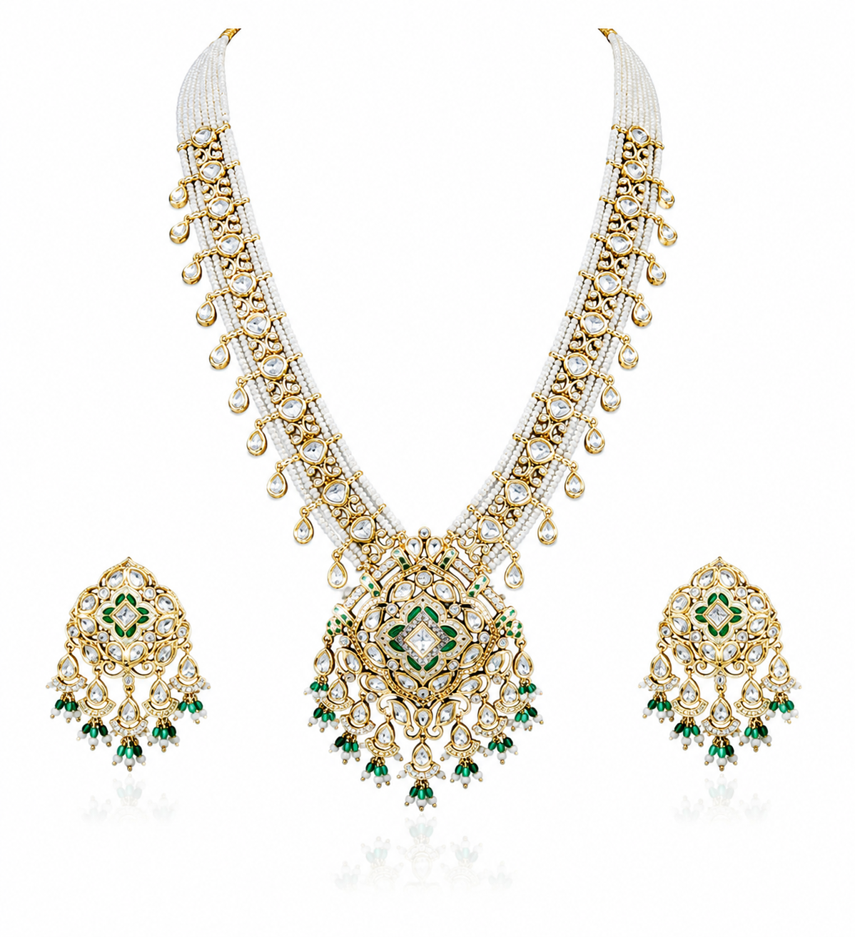 Kundan Long Set 00450 - 5