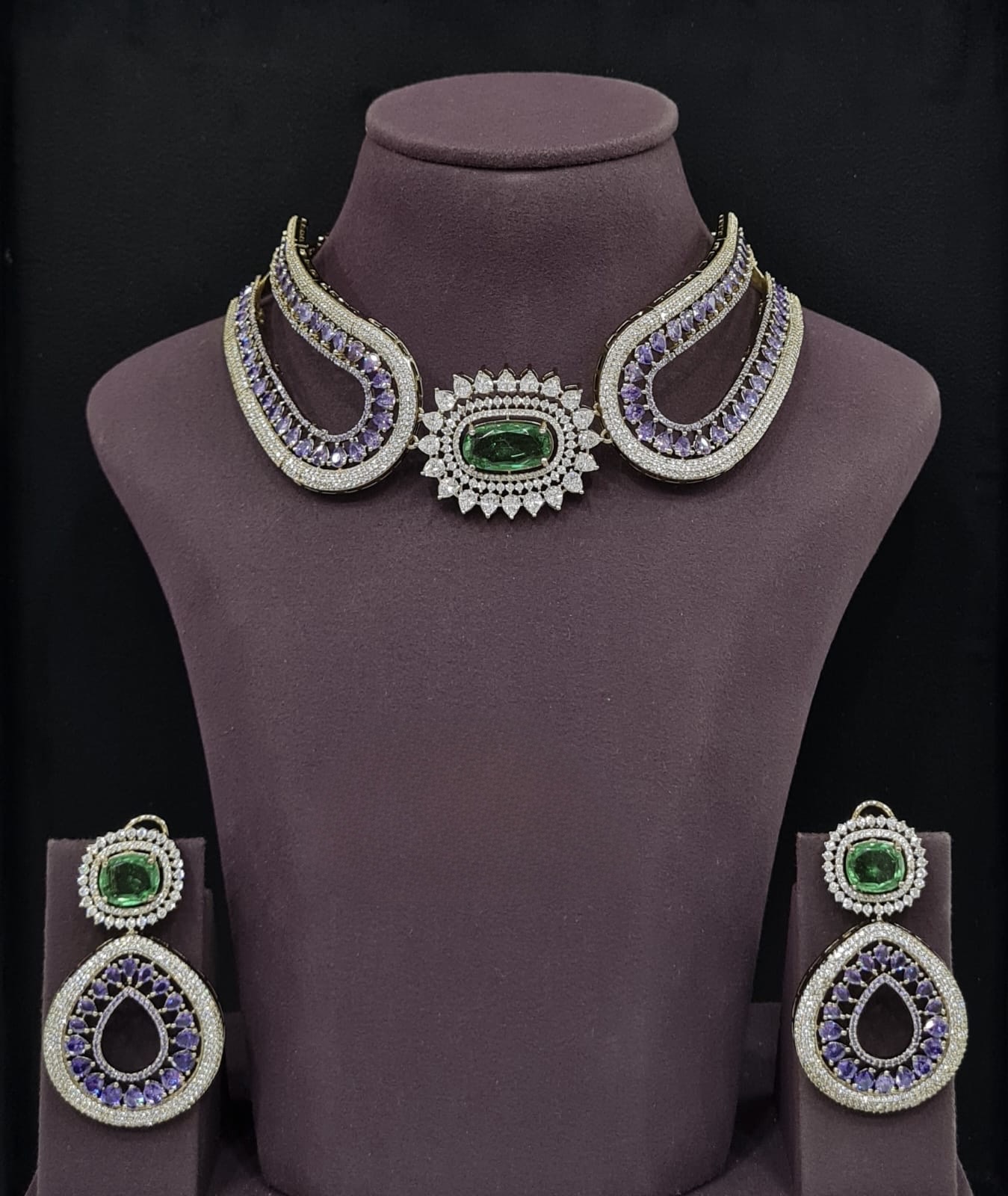 Cz Necklace 11115 - 7