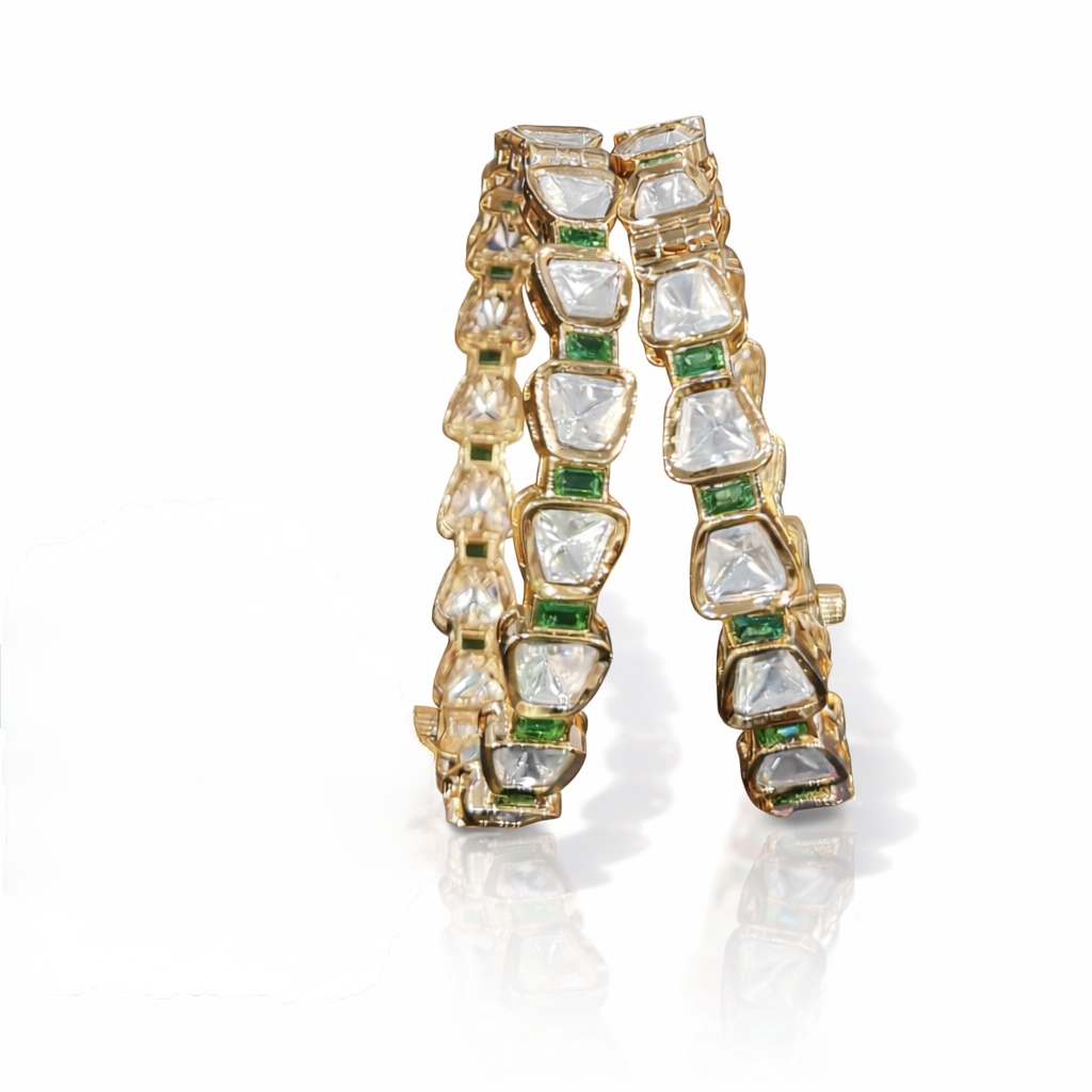 Kundan Bangle 05985 - 3