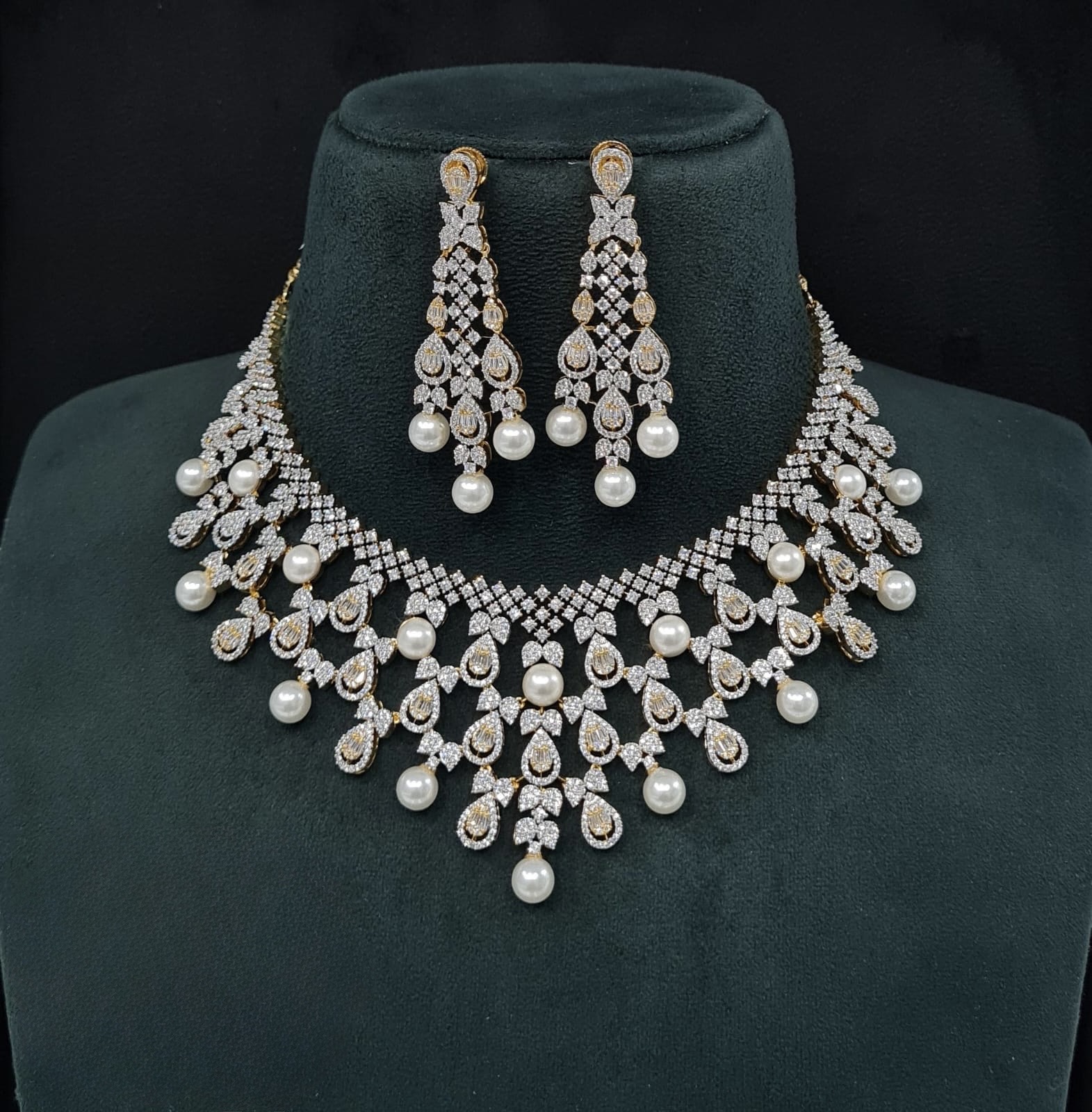 Cz Necklace 10106 - 4