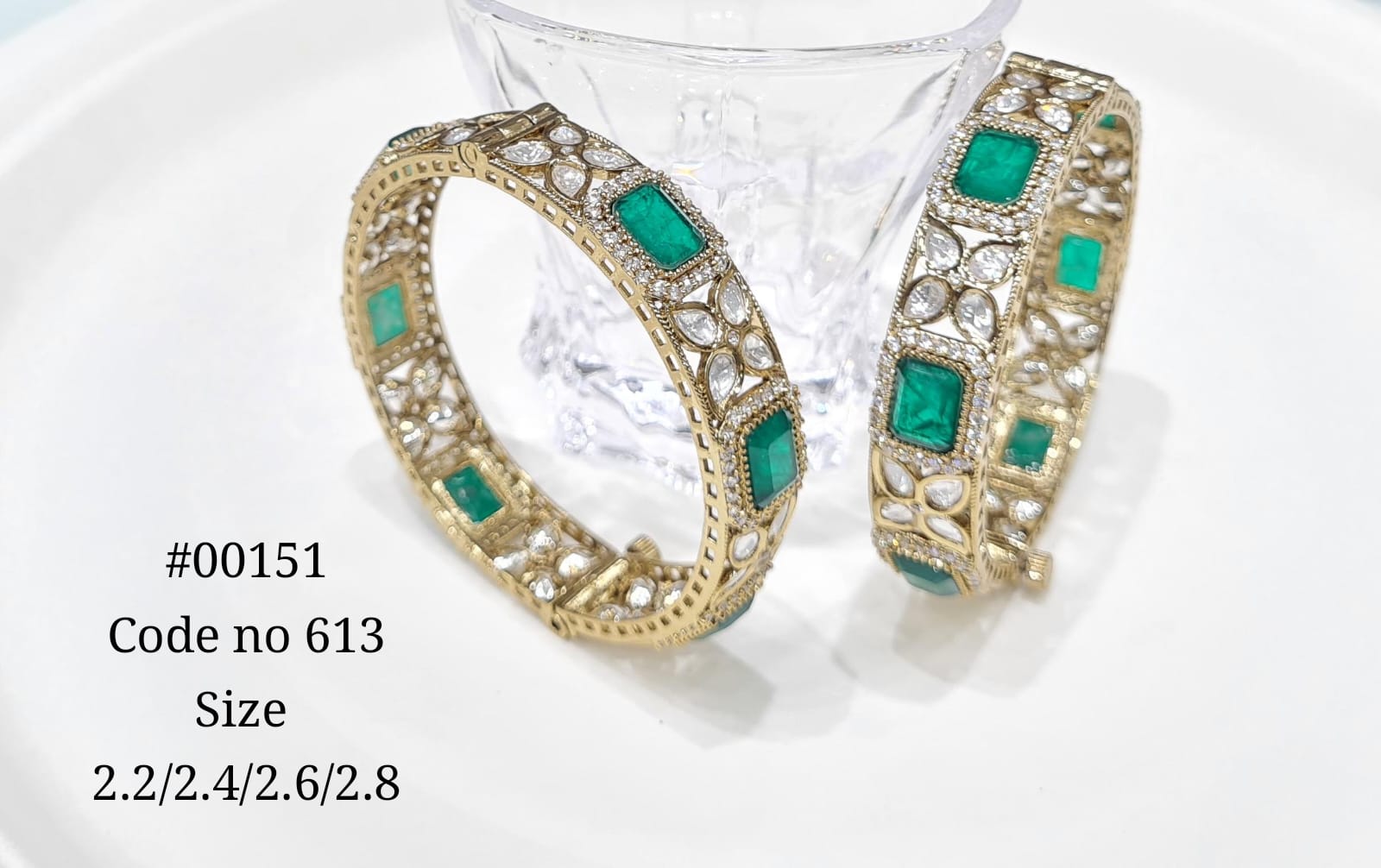 Kundan Bangles 00151