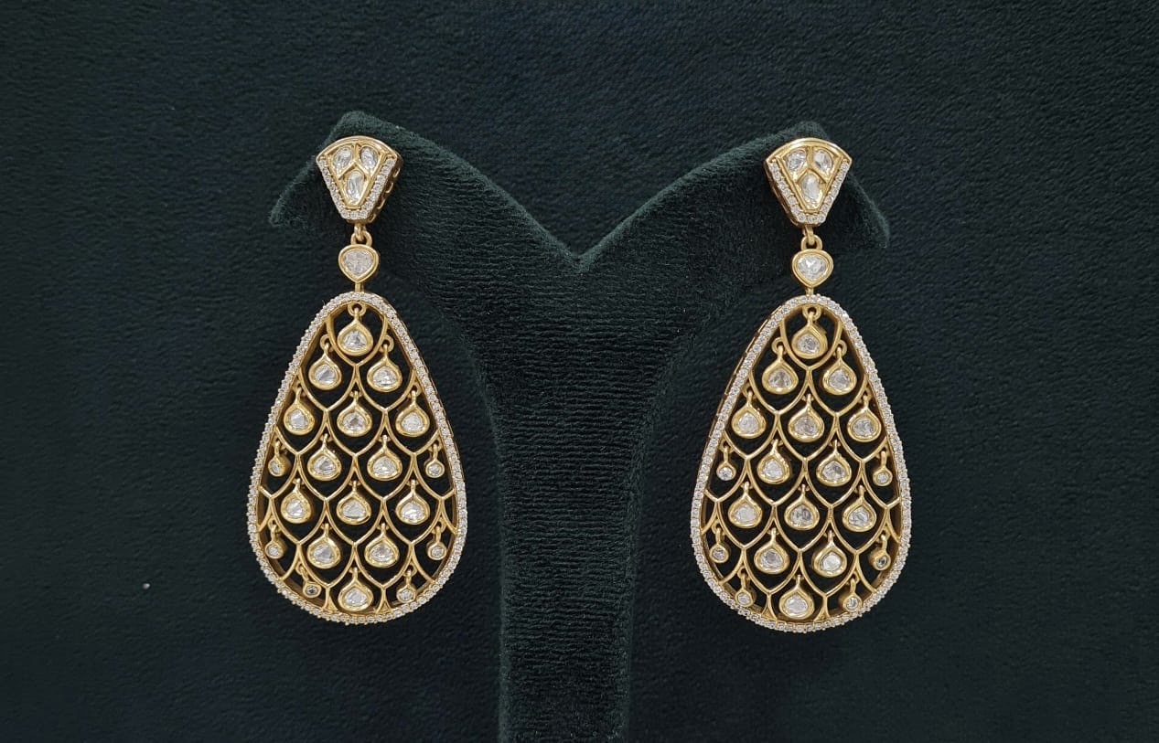 Kundan Earrings 07608
