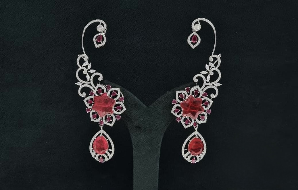 Cz Carving Earcuff 08883 - 12