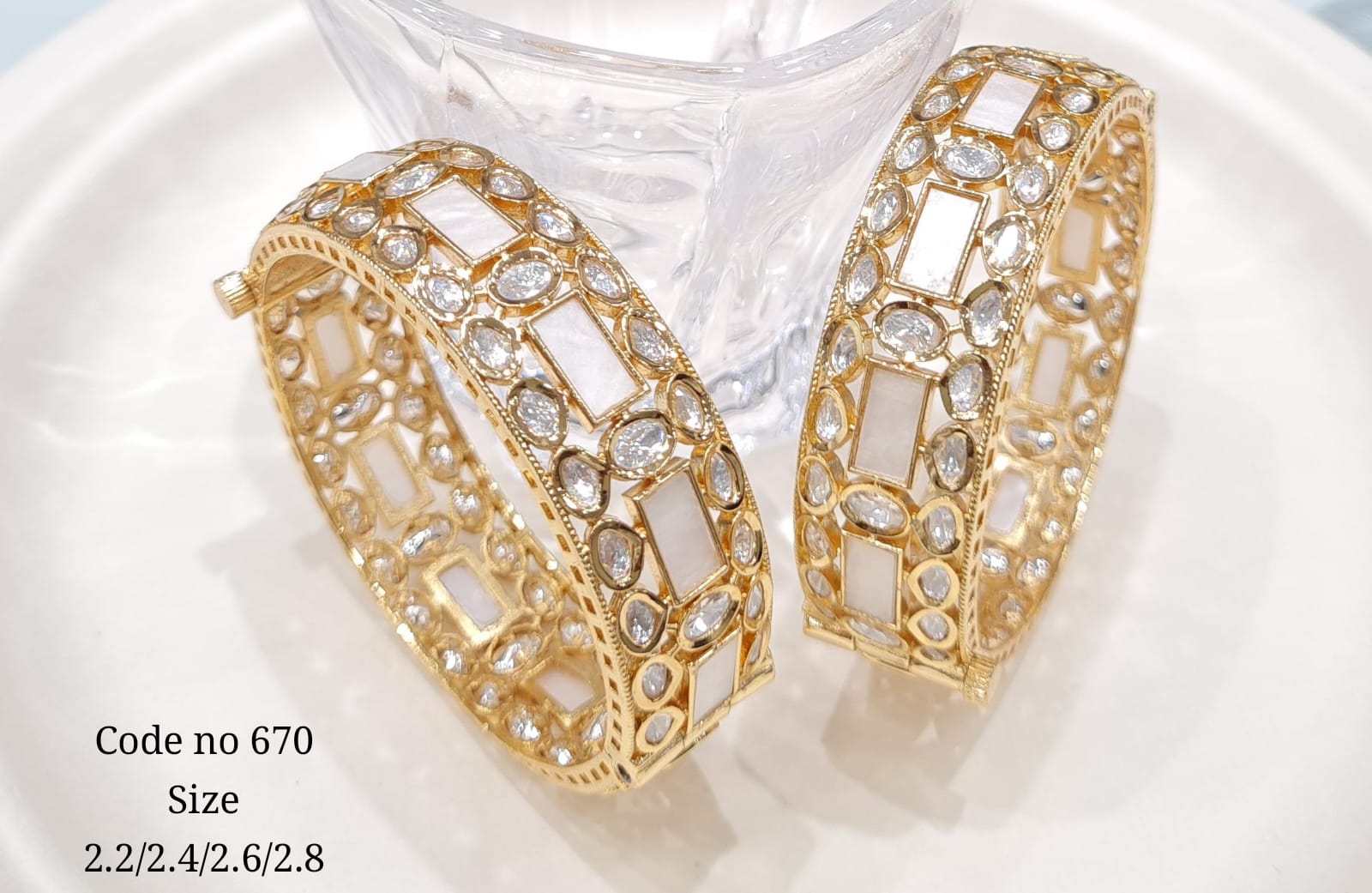 MOP KUNDAN BANGLES 00319