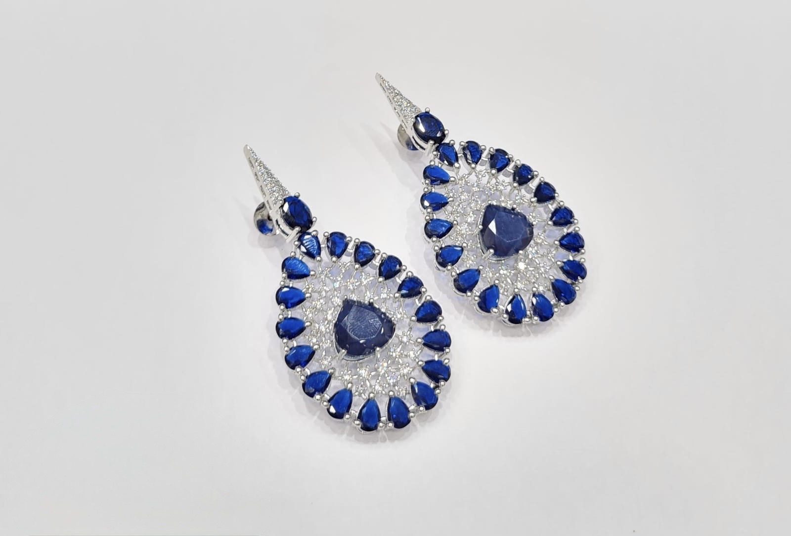 Cz Earrings 08446 - 5