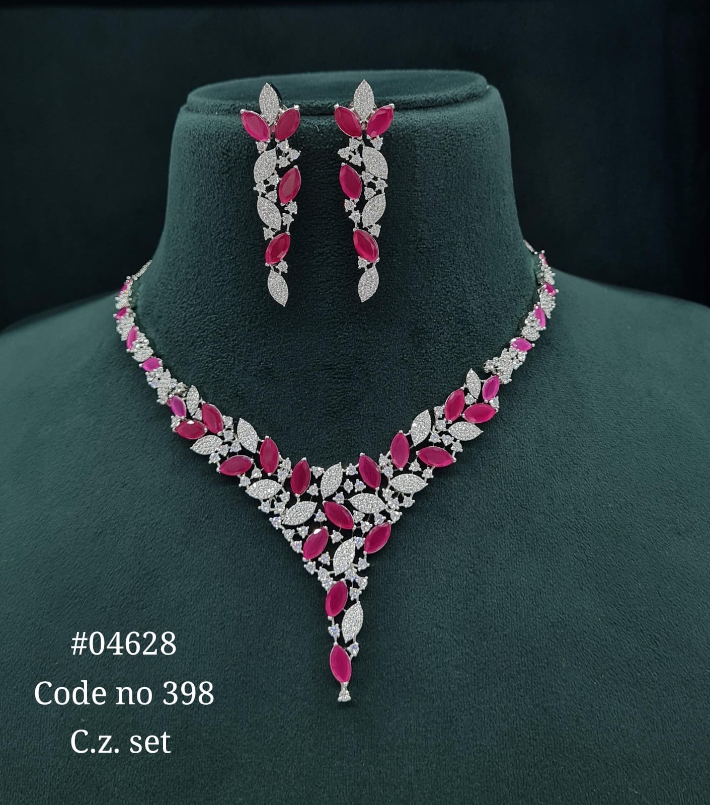 Cz Necklace 04628 - 5