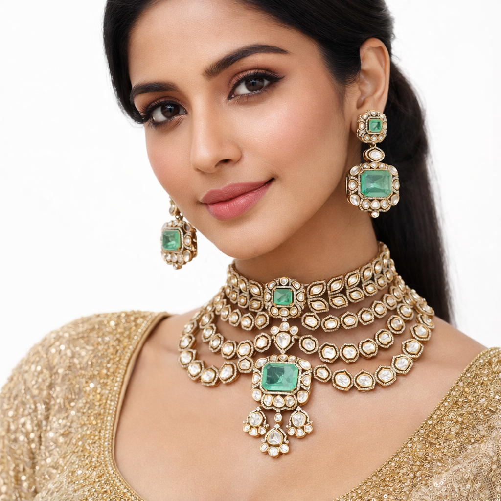 Kundan Bride Set 07860