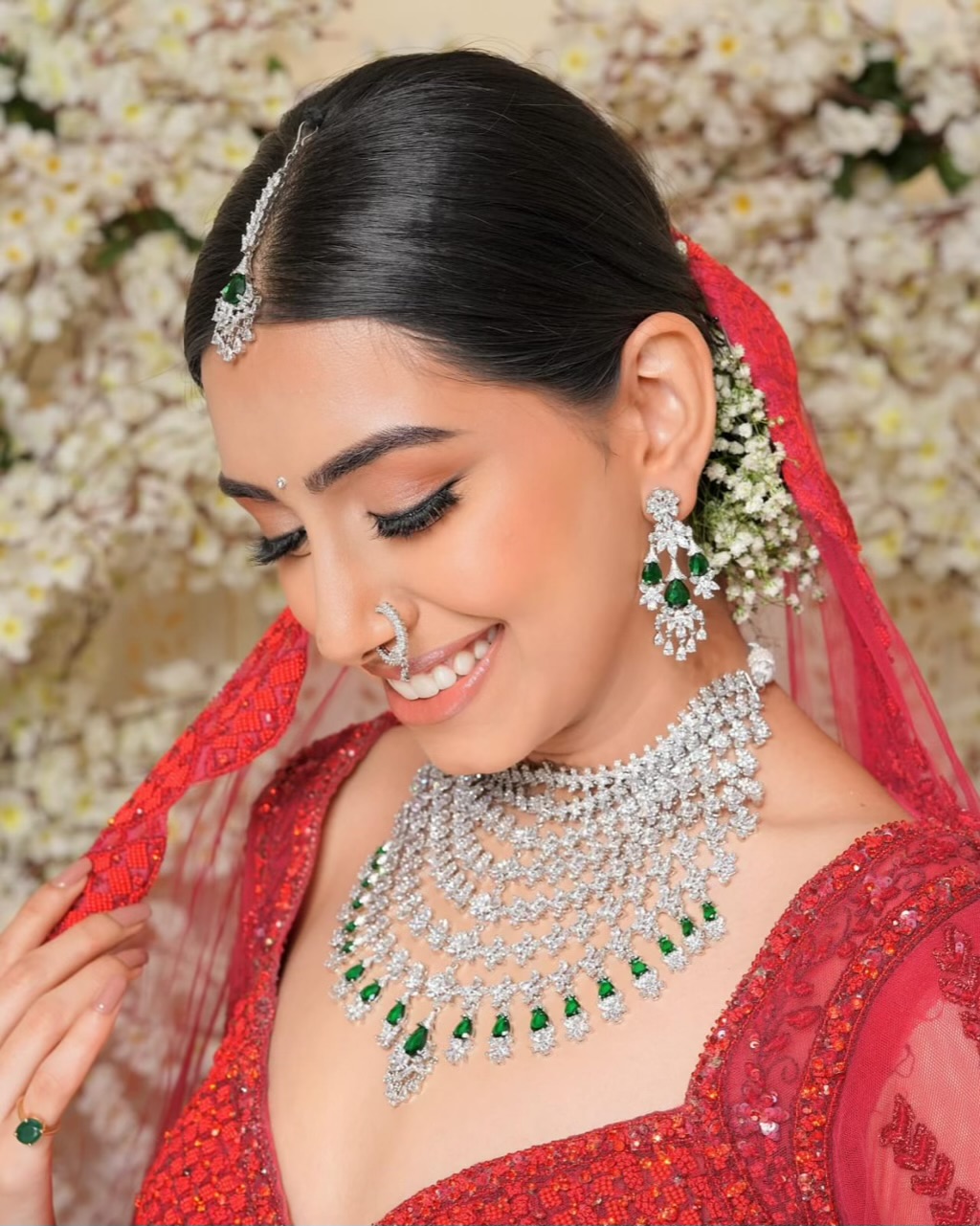 Cz Bride Necklace 01768 - 3