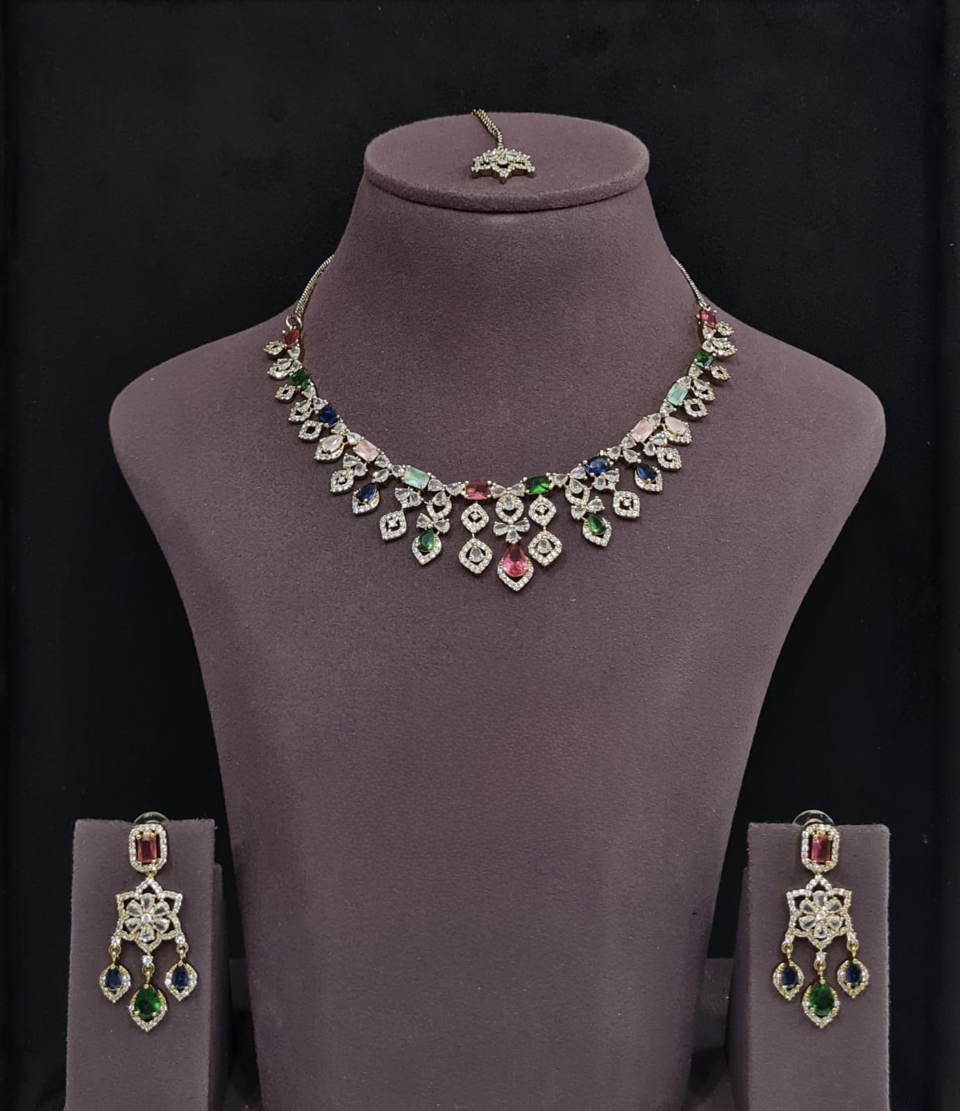 Cz Necklace 11341 - 9
