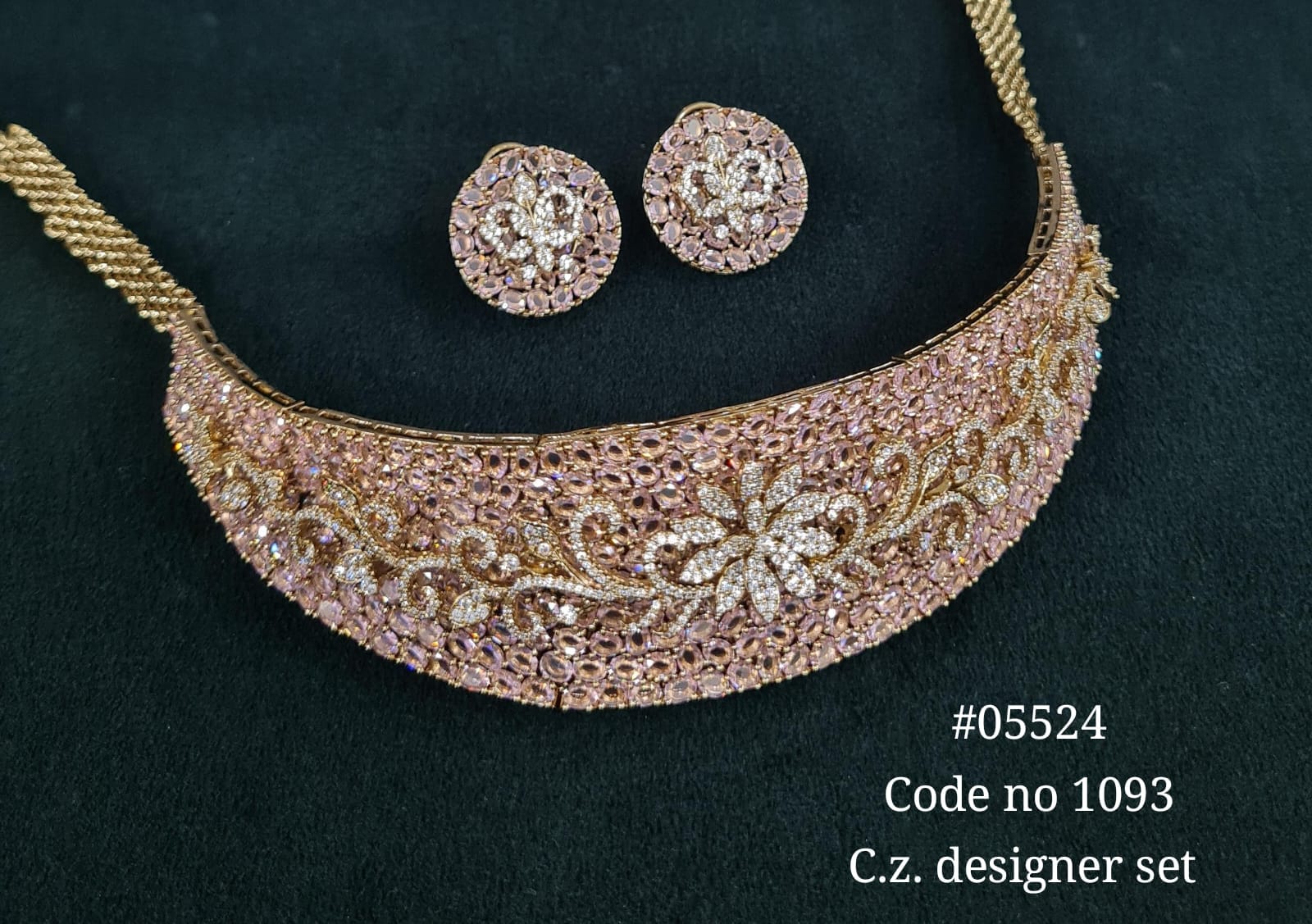 Cz Necklace 05524 - 5