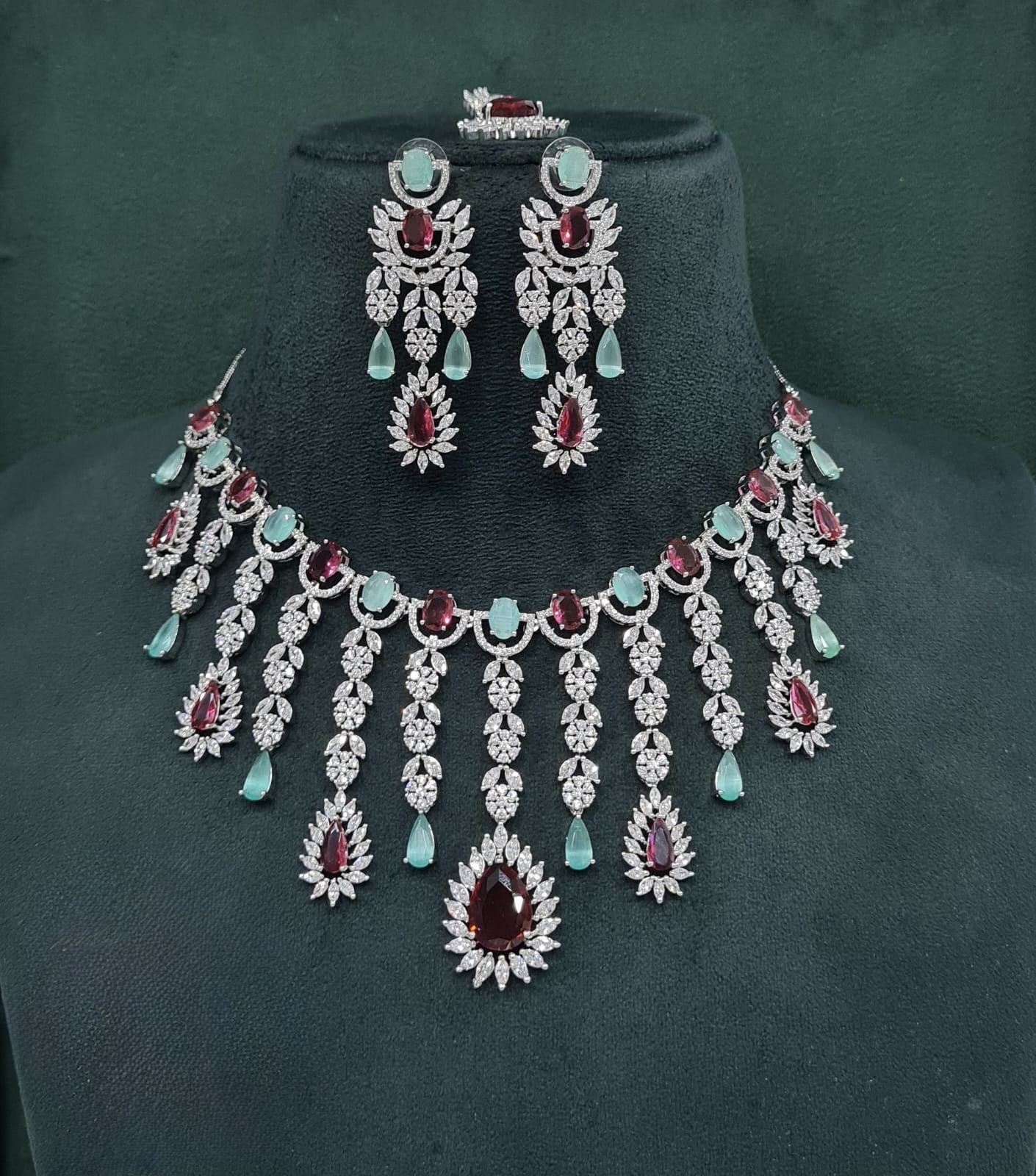 Cz Necklace 09327 - 21