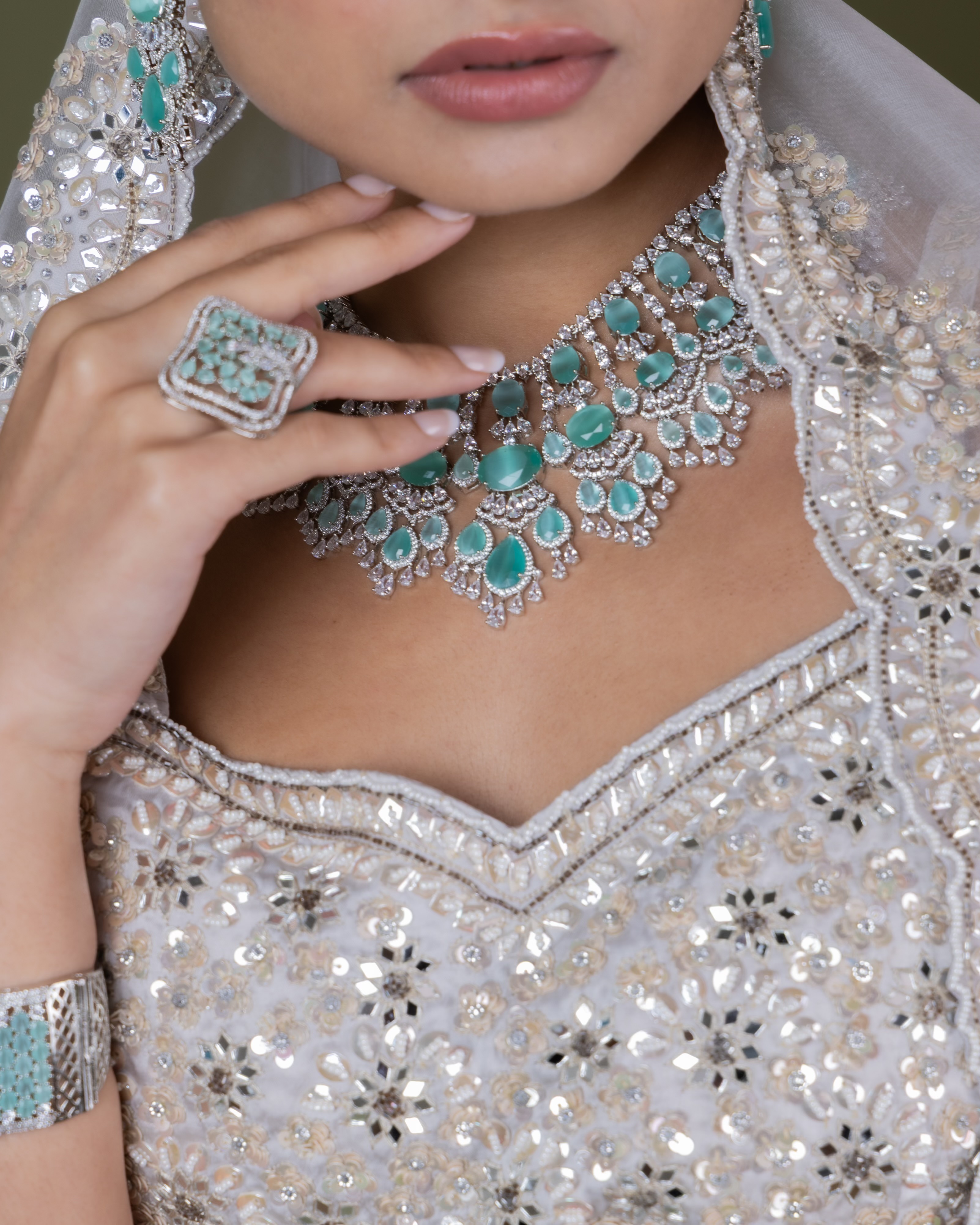 Cz Necklace 01413 - 9