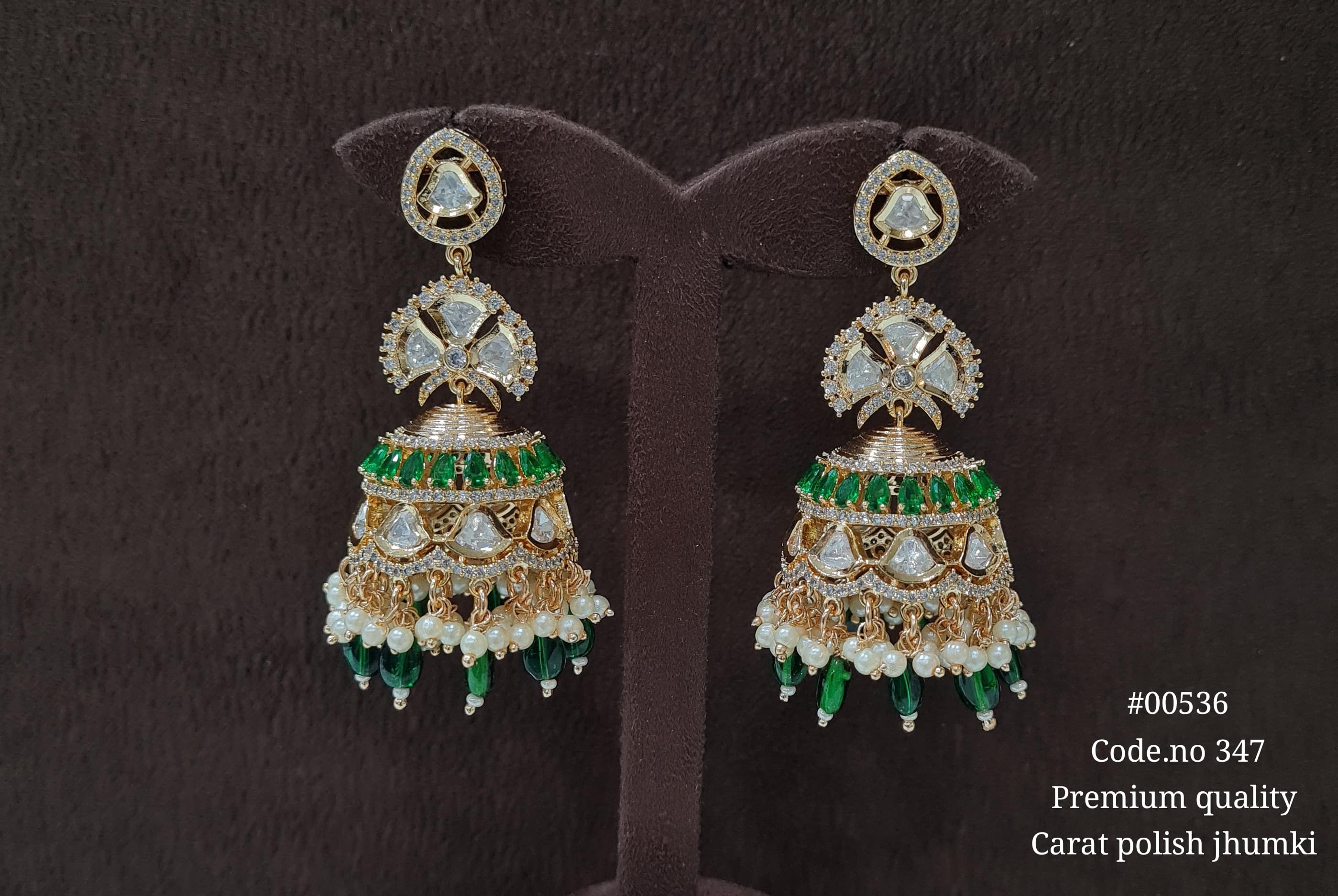 Kundan Jhumka 00536 - 12