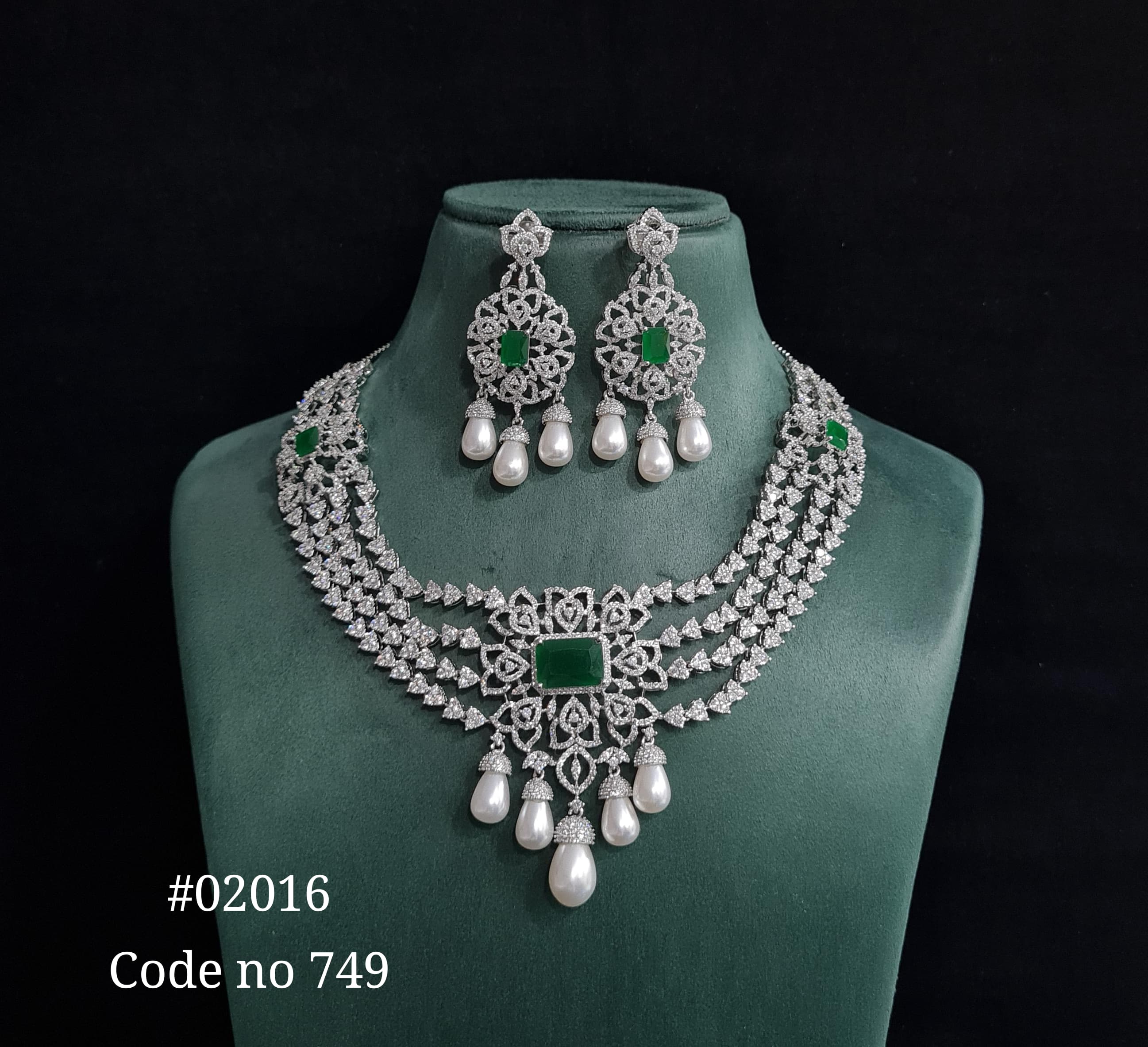 CZ Necklace 02016 - 6